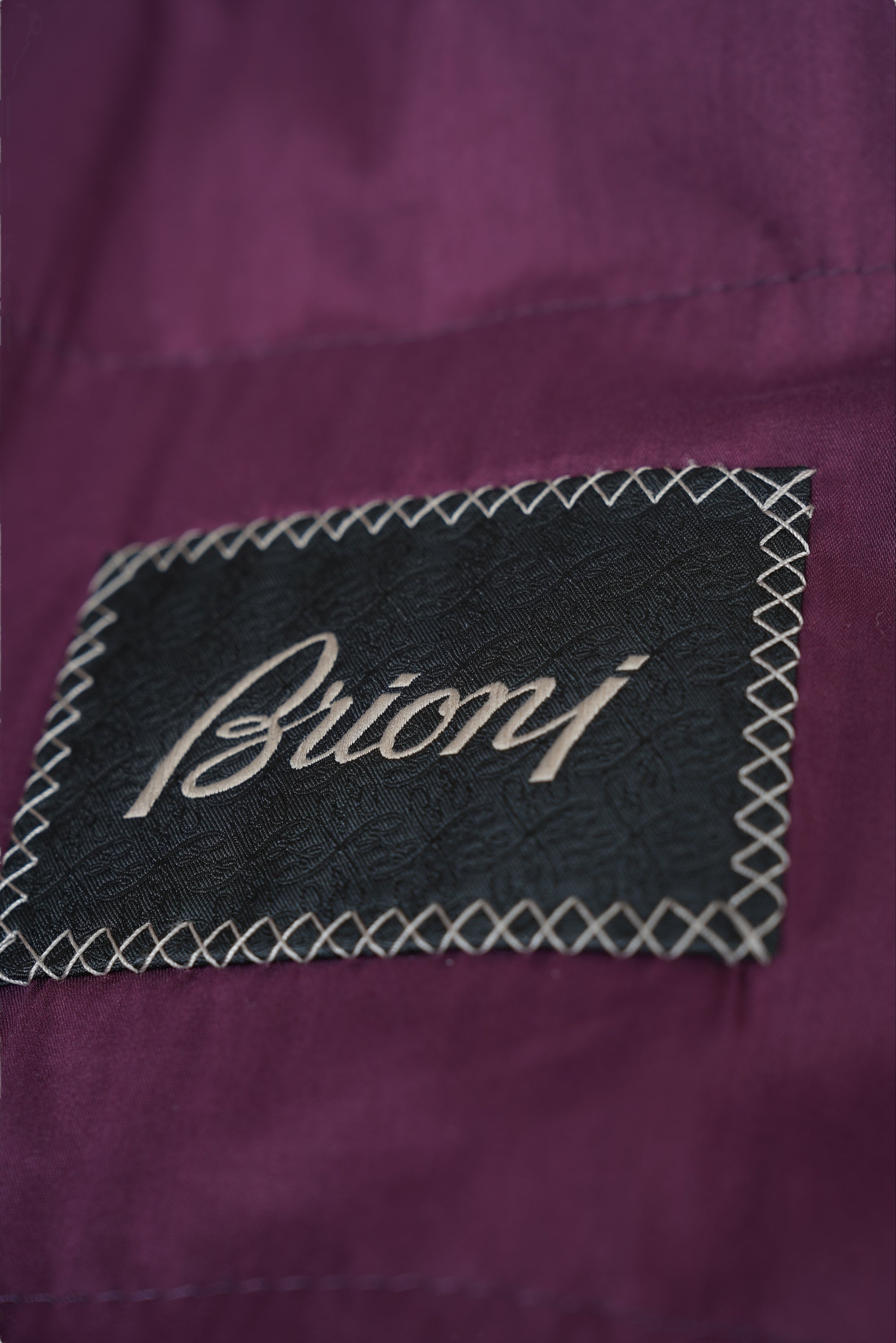 Brioni Manteau en laine avec cachemire Manteau homme double boutonnage à chevrons