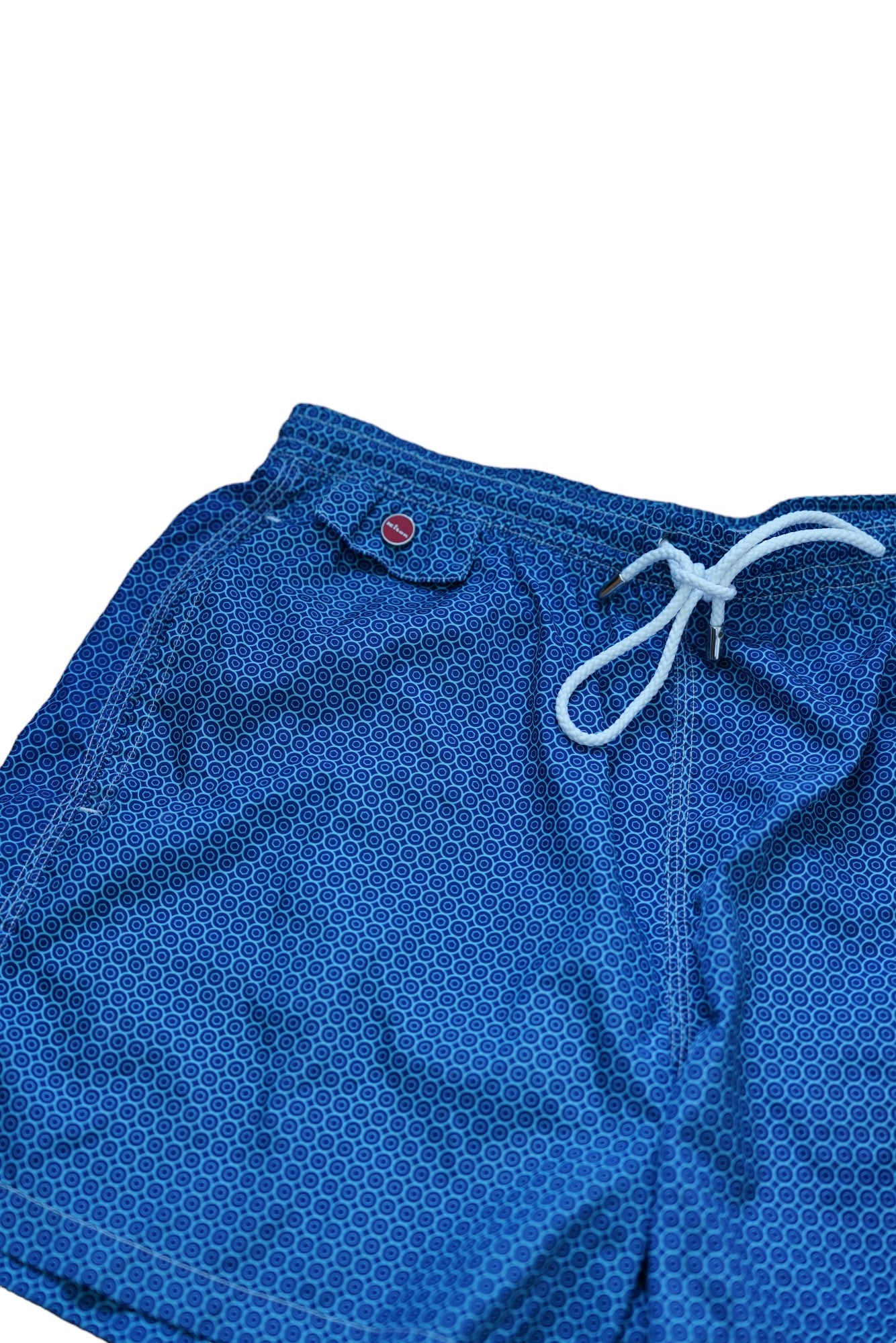 Kiton short de bain bleu