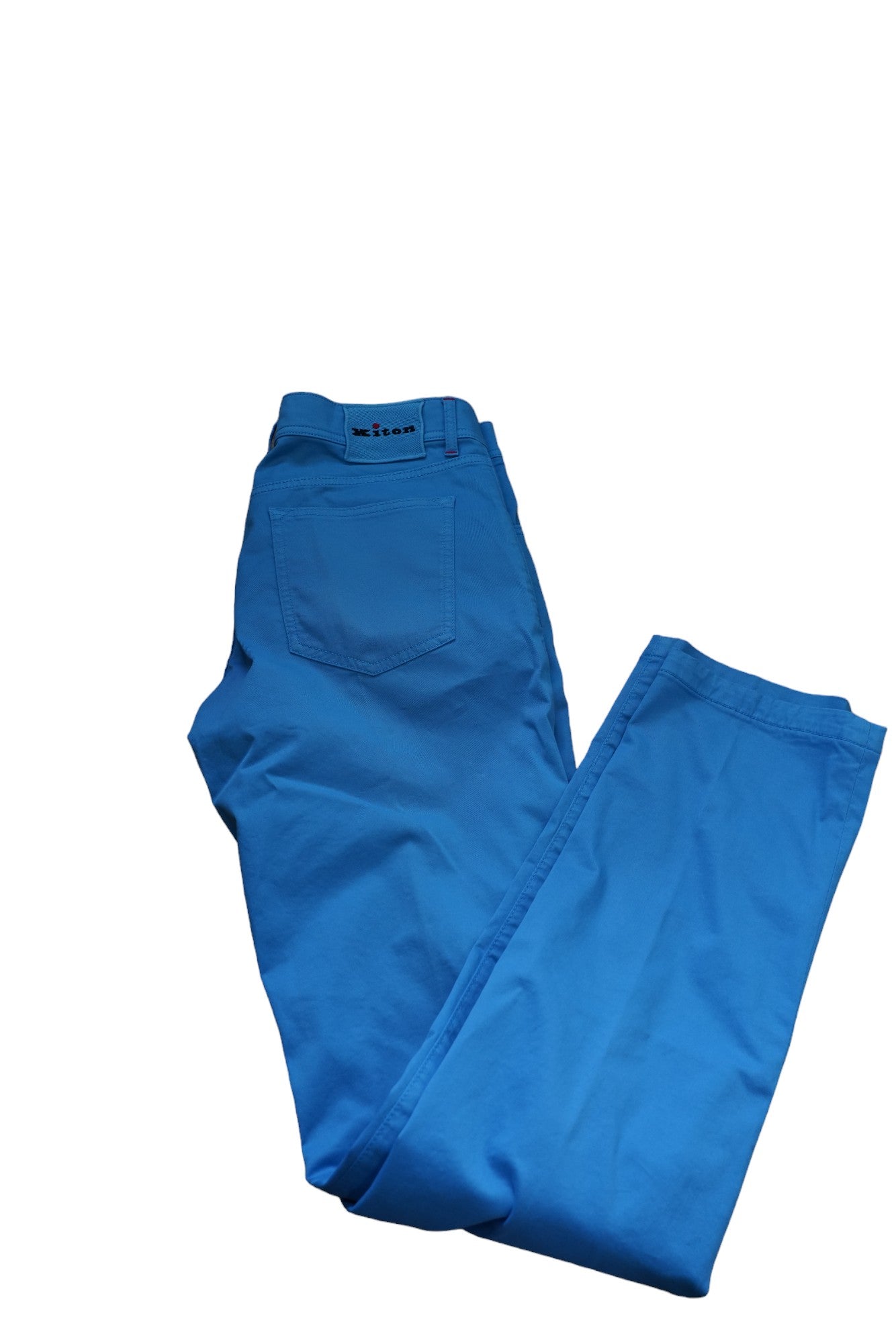 Kiton pantalon chino bleu 50 (34) été nouveau