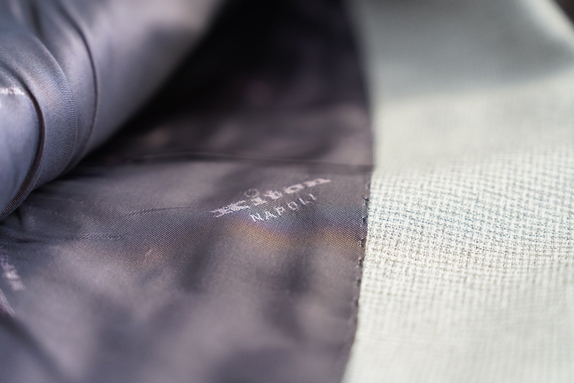 Kiton Veste Blazer Cachemire/Soie Gris Veste courte d'été