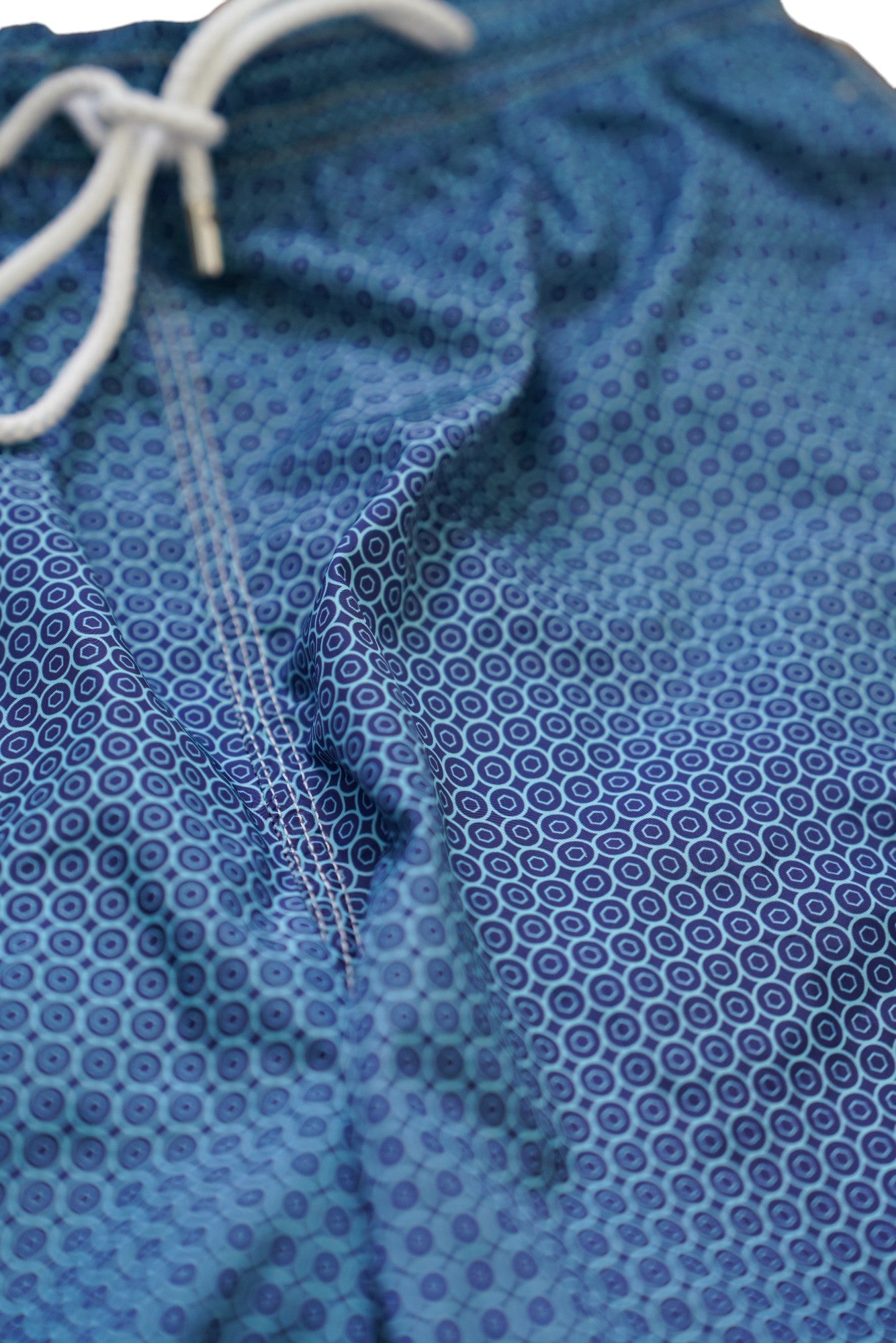 Kiton short de bain bleu