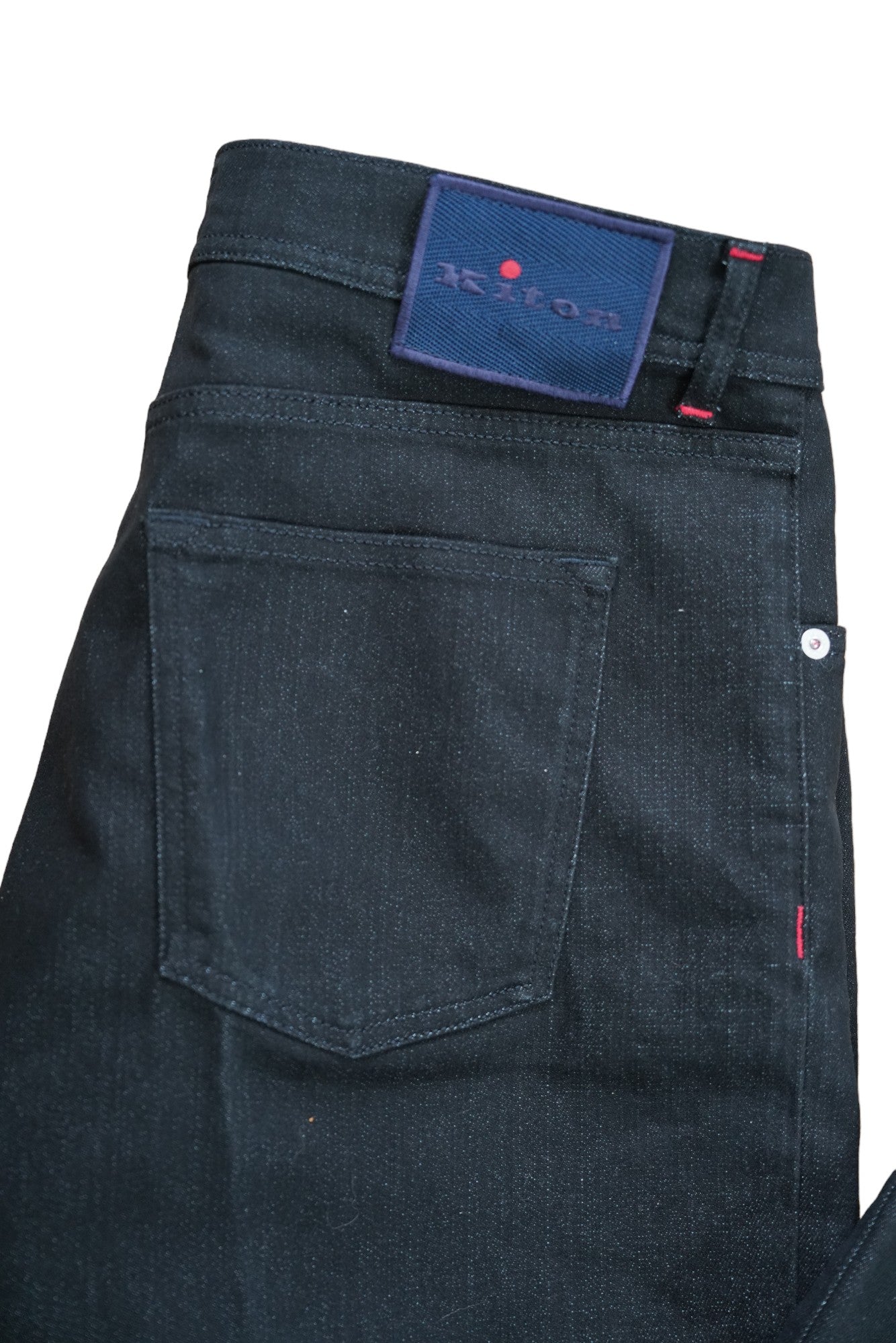 Kiton Jeans noir Japan Kurabo Denim