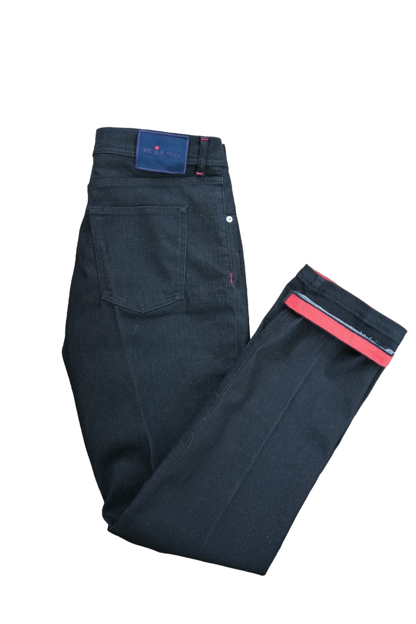 Kiton Jeans noir Japan Kurabo Denim