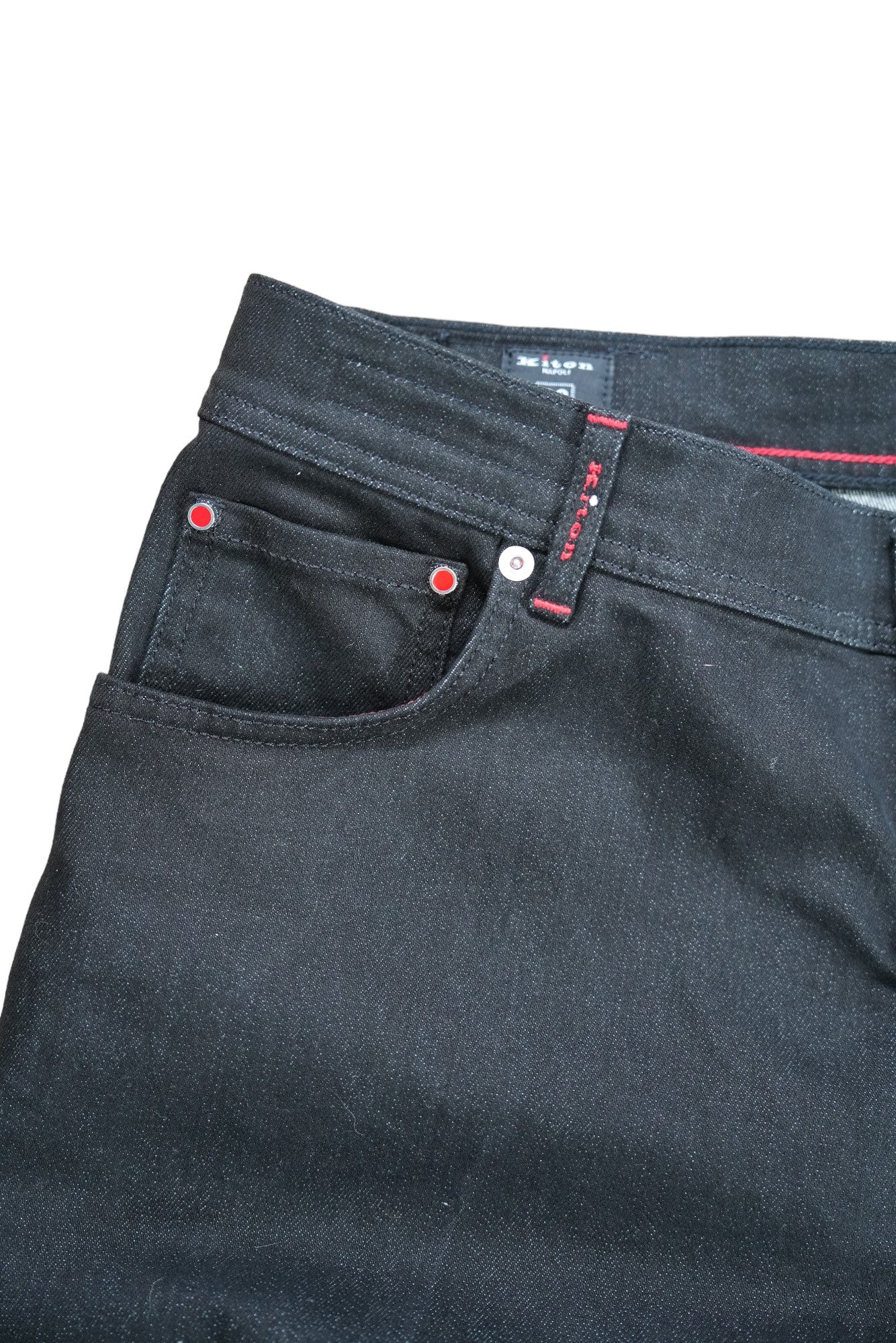 Kiton Jeans noir Japan Kurabo Denim