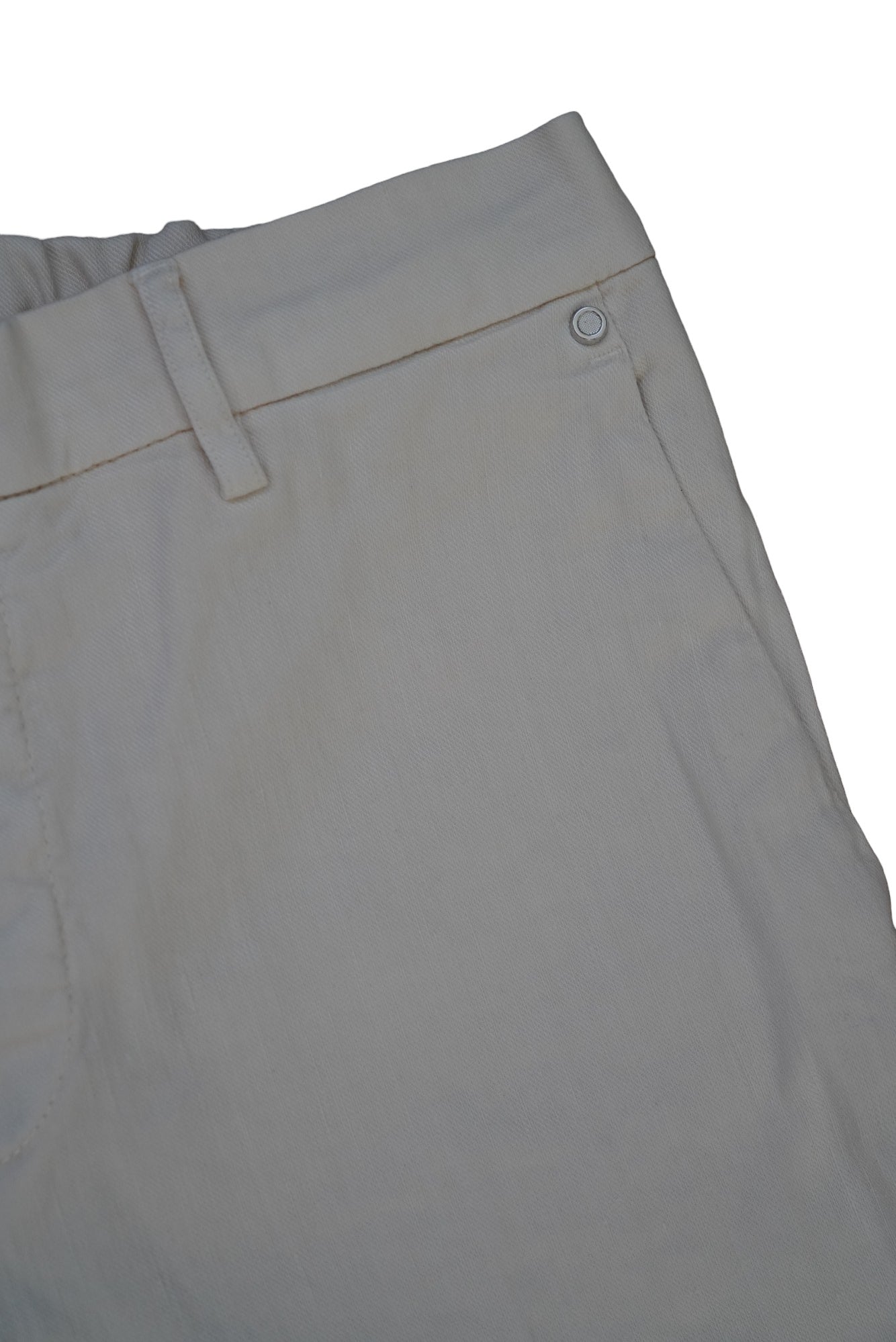 Kiton pantalon en lin avec du coton été beige clair