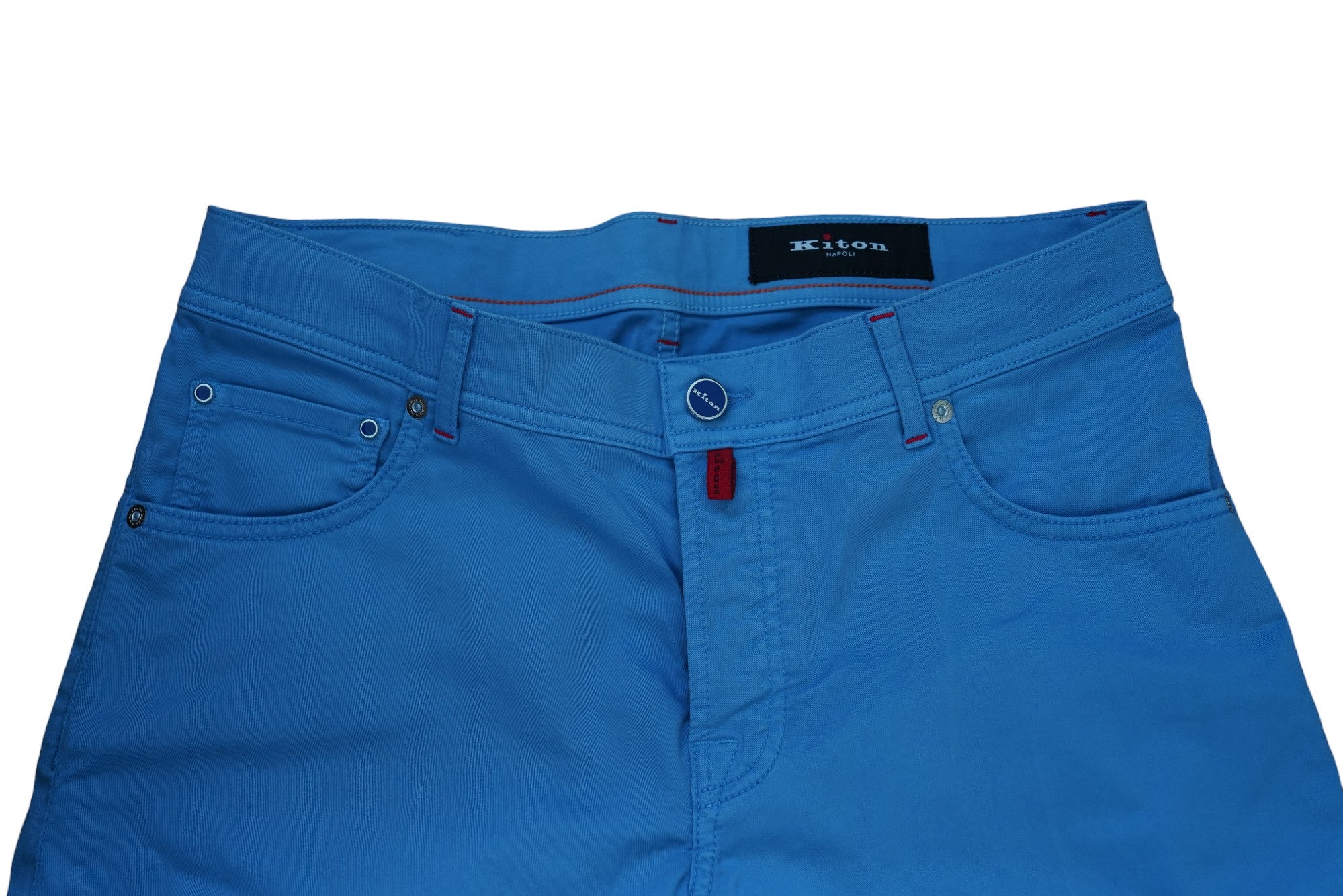 Kiton pantalon chino bleu 50 (34) été nouveau