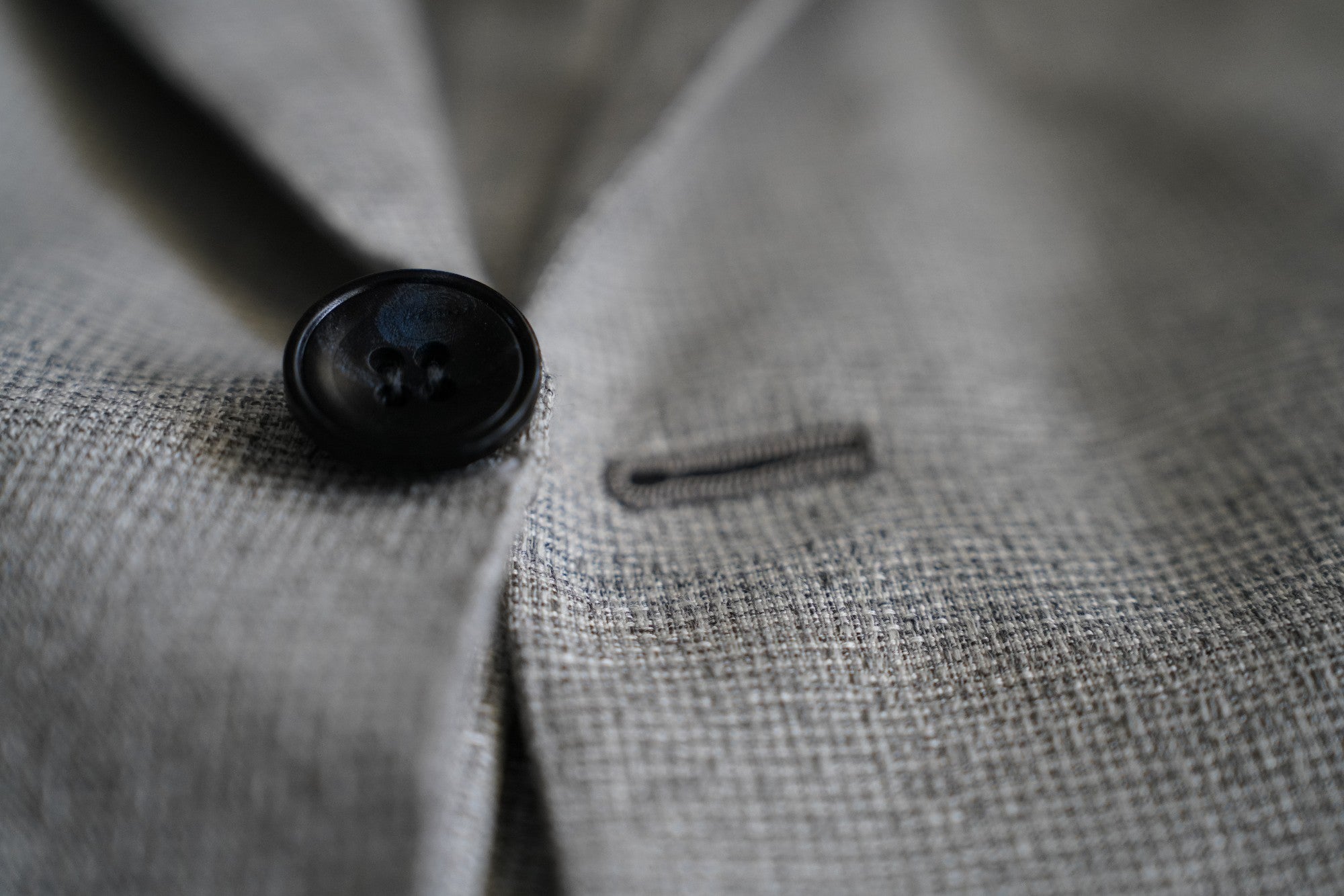 Kiton Veste Blazer Cachemire/Soie Gris Veste courte d'été