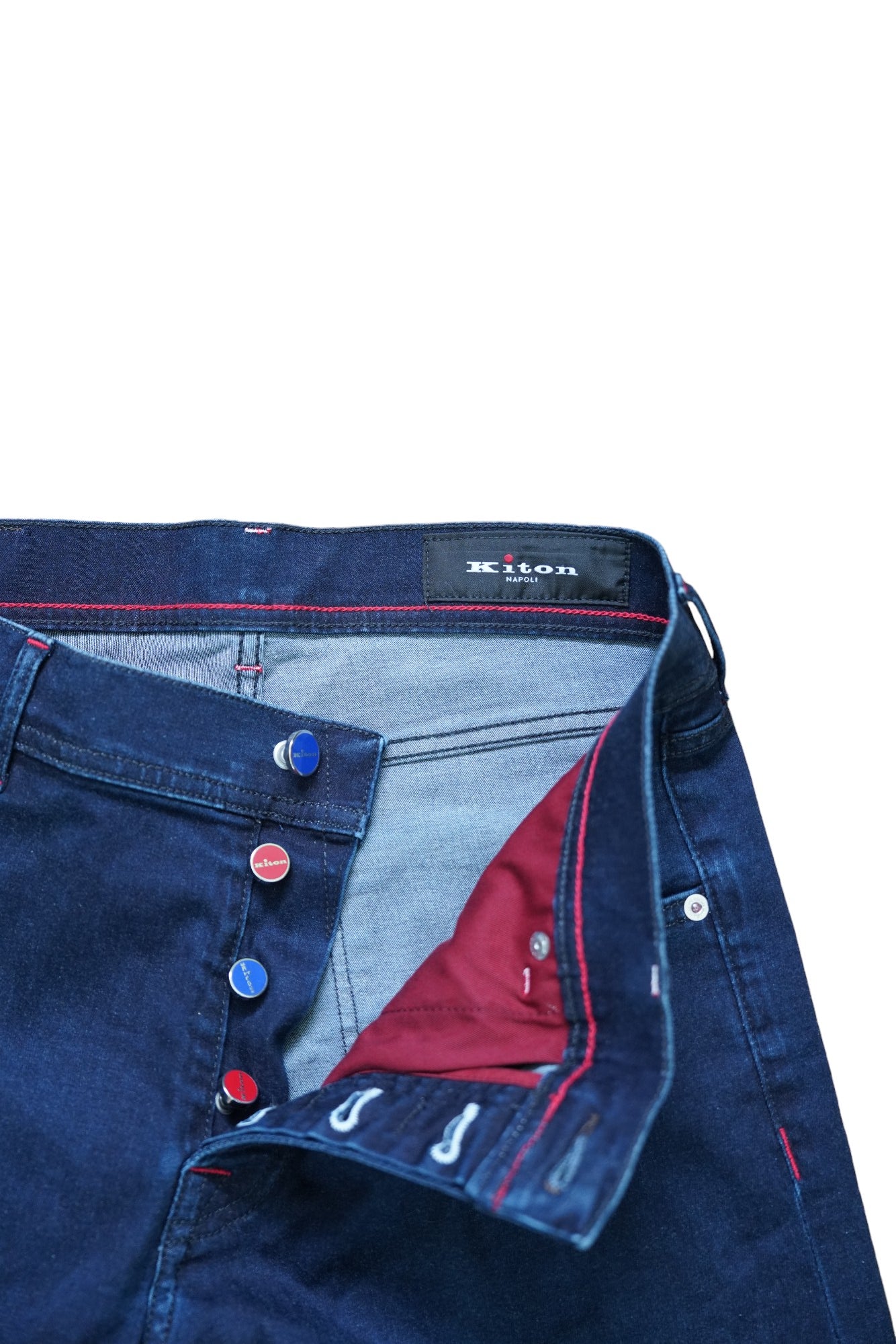 Kiton Jeans bleu Japan Denim
