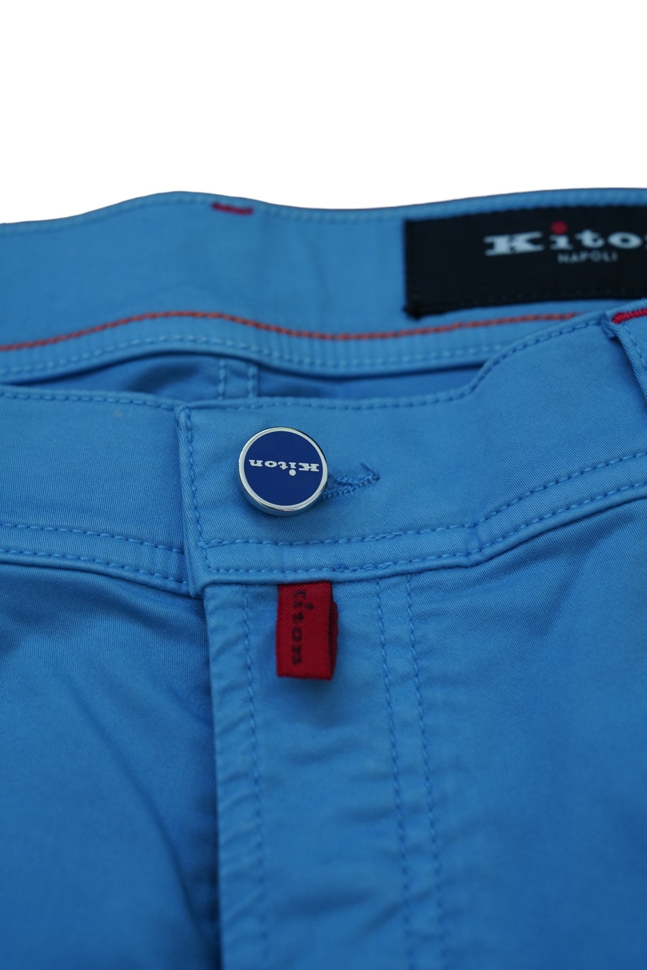 Kiton pantalon chino bleu 50 (34) été nouveau