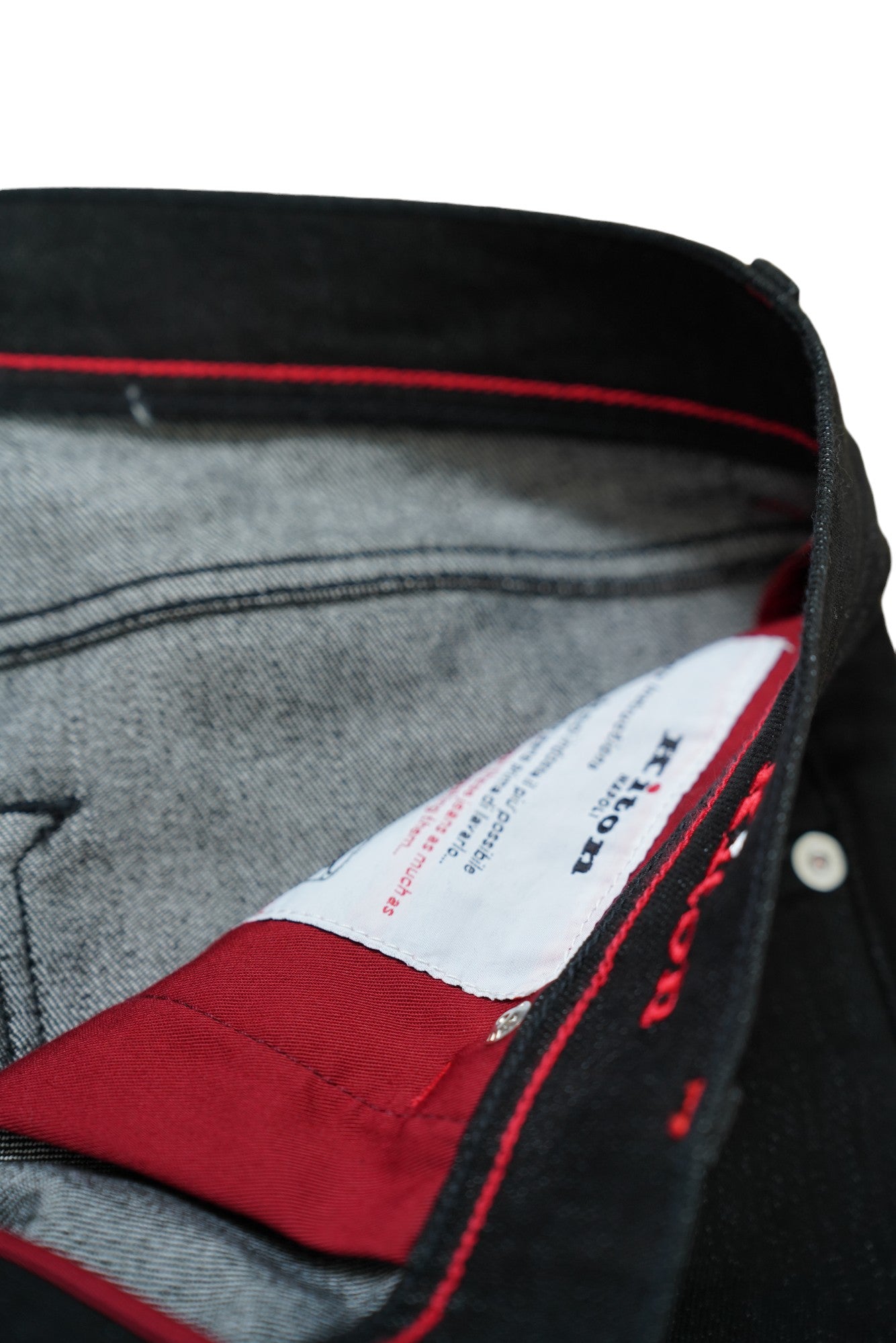 Kiton Jeans noir Japan Kurabo Denim
