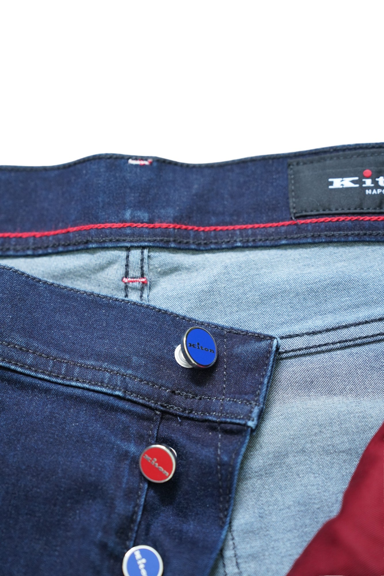 Kiton Jeans bleu Japan Denim