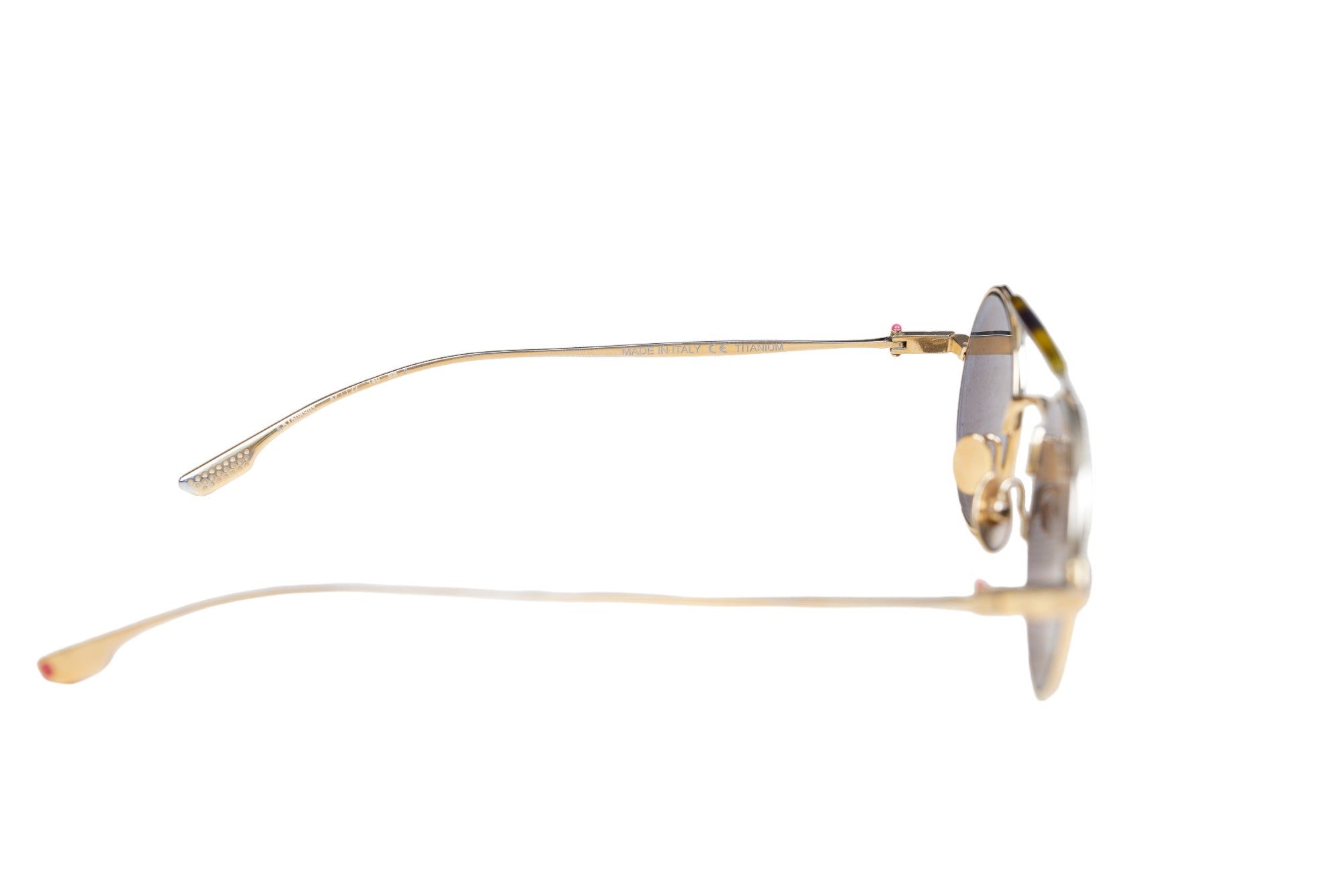 Kiton Lunettes de soleil Titanium KT508S01 Or