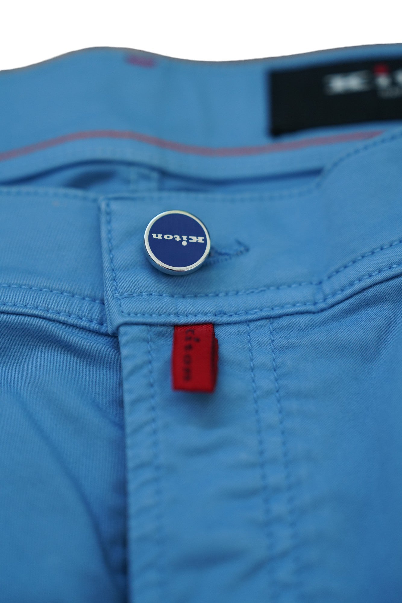 Kiton pantalon chino bleu 50 (34) été nouveau