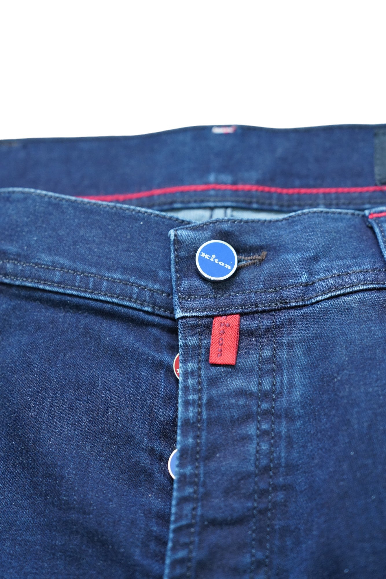 Kiton Jeans bleu Japan Denim