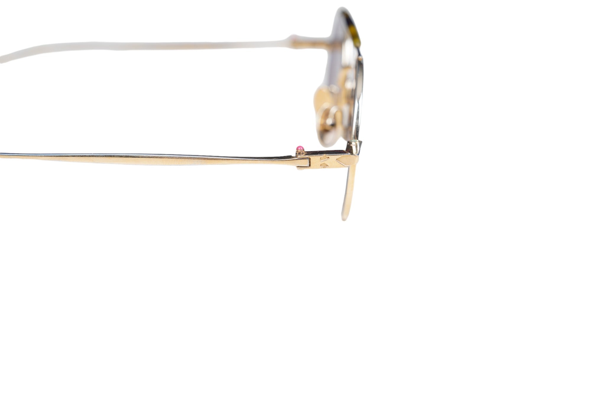 Kiton Lunettes de soleil Titanium KT508S01 Or