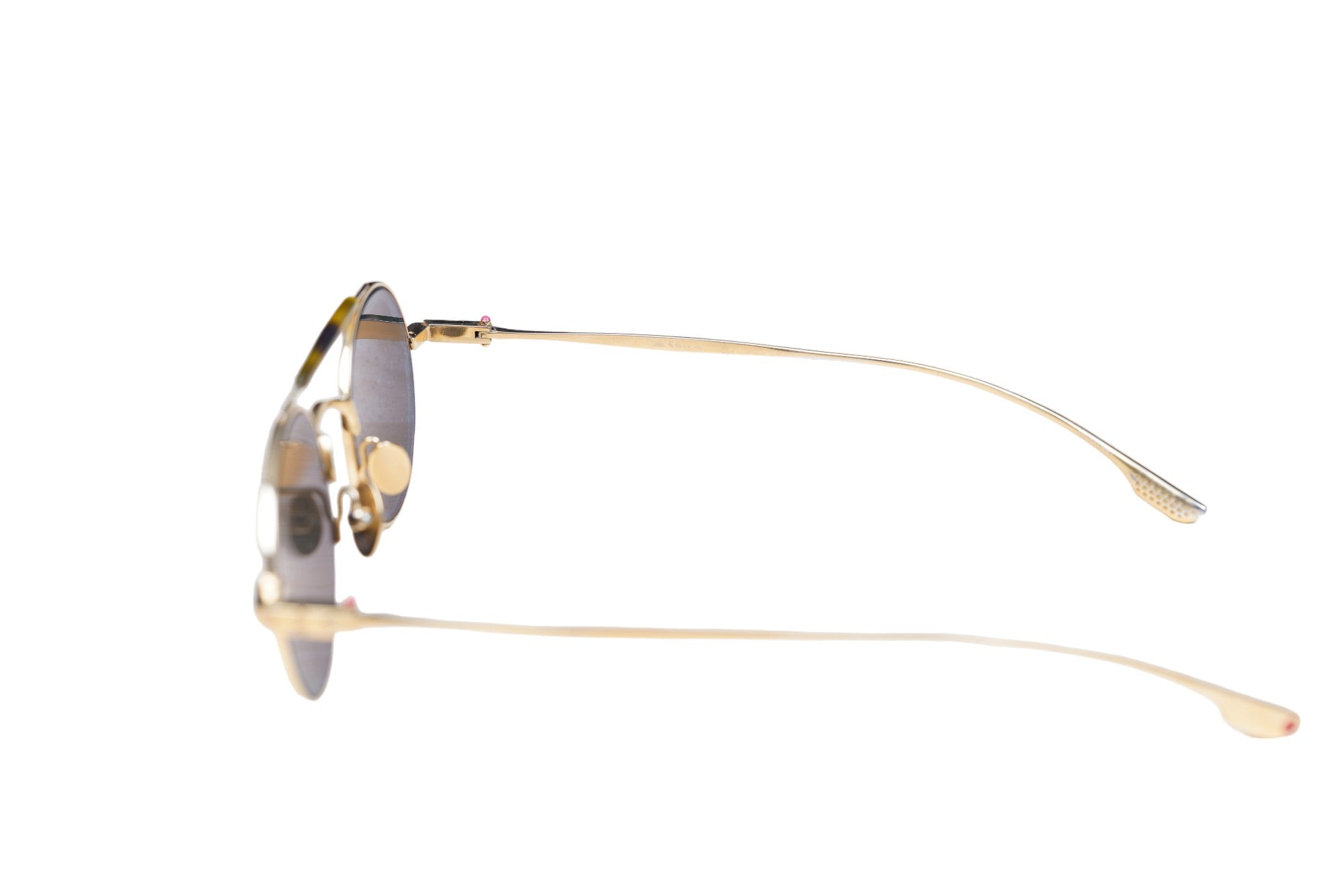 Kiton Lunettes de soleil Titanium KT508S01 Or