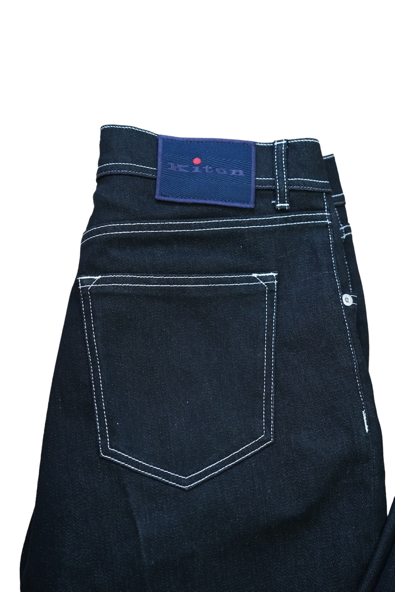 Kiton Jeans noir Japan Denim