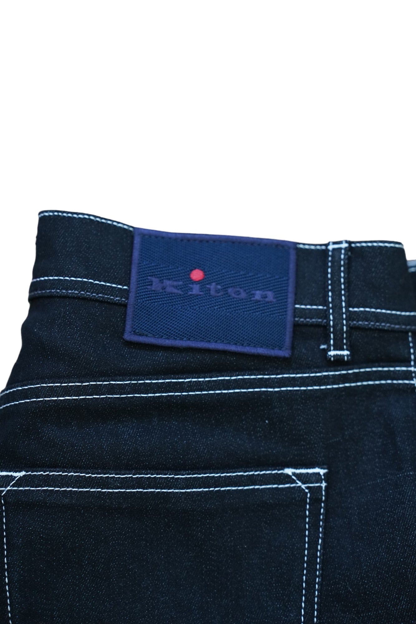 Kiton Jeans noir Japan Denim