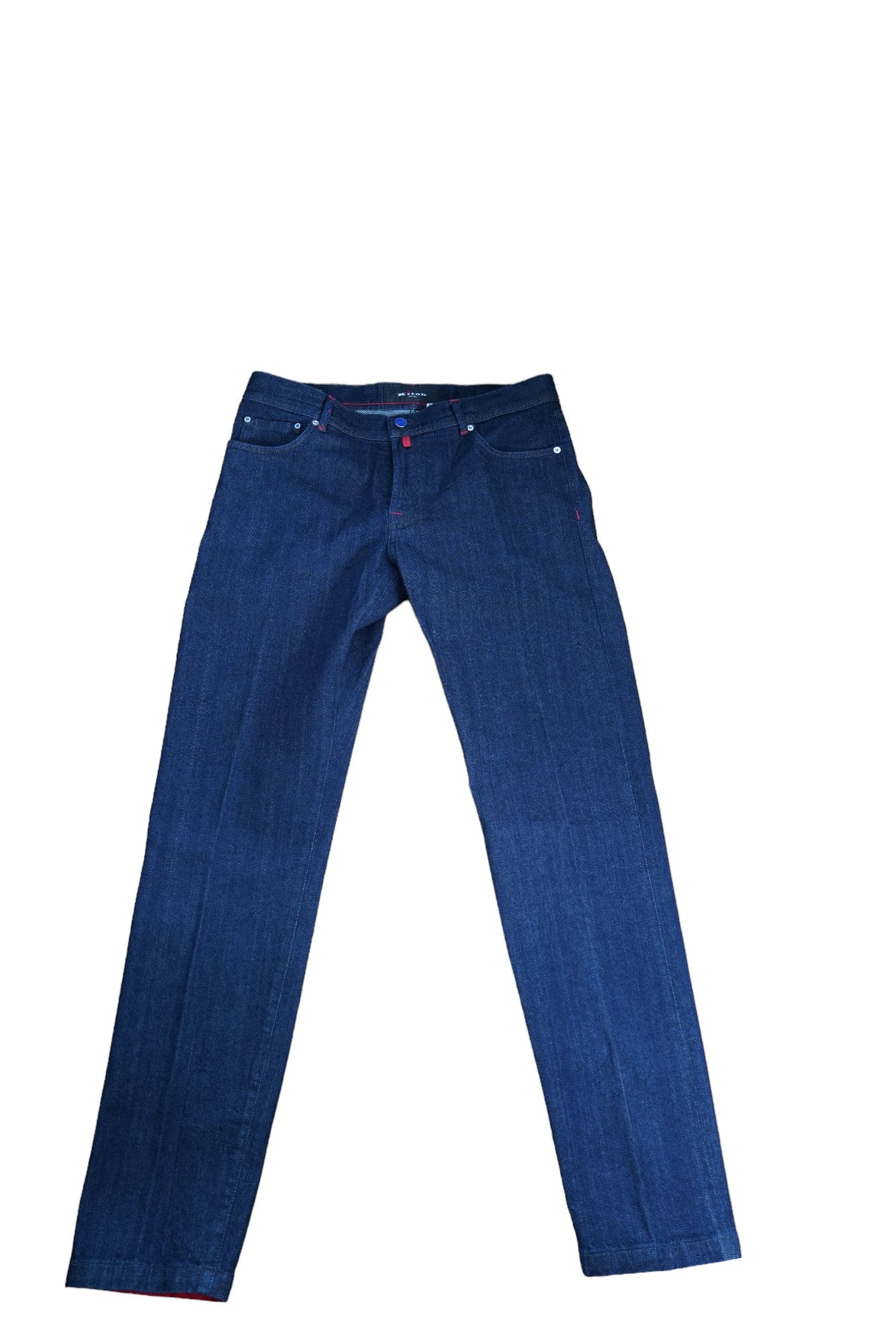 Kiton Jeans bleu foncé Japan Kurabo Denim Slim
