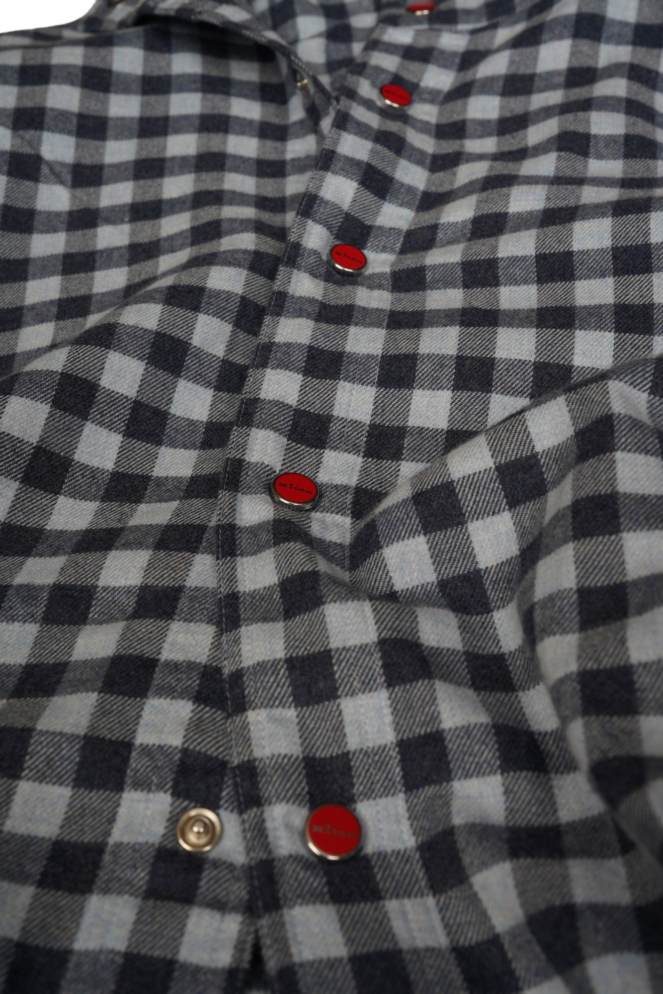 Kiton surchemise cachemire avec capuche bleu