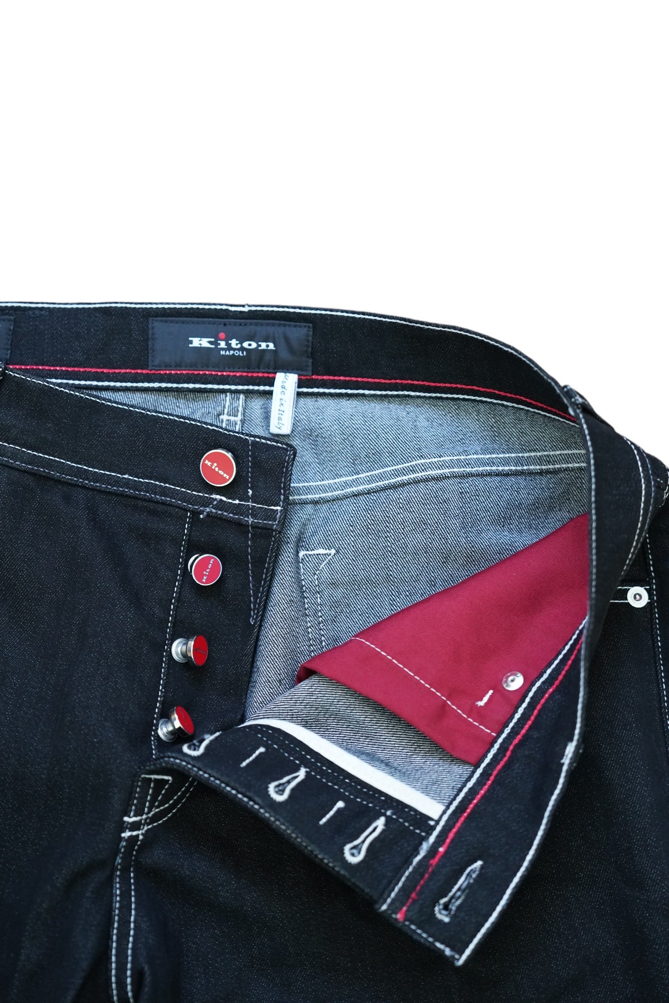 Kiton Jeans noir Japan Denim