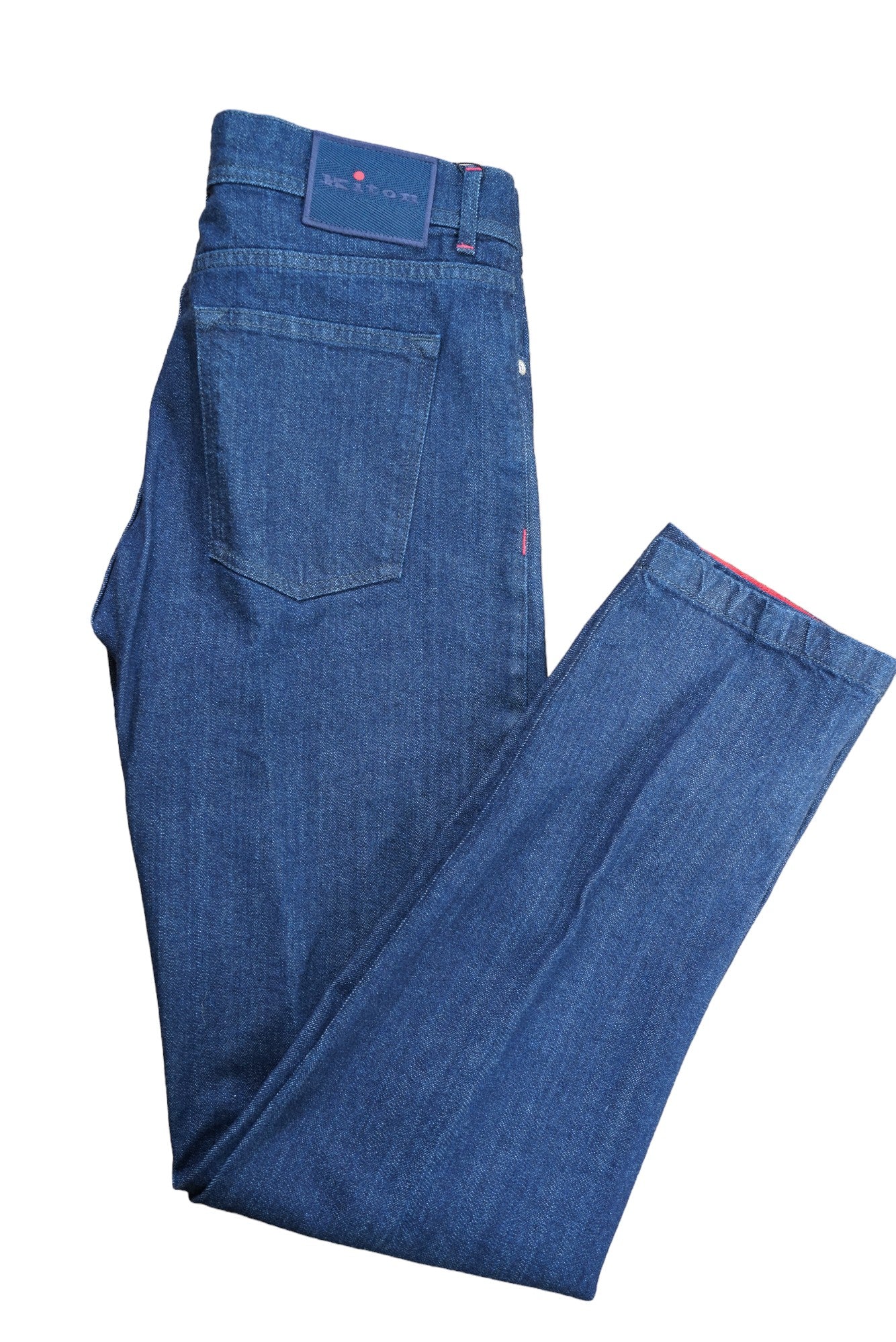 Kiton Jeans bleu foncé Japan Kurabo Denim Slim
