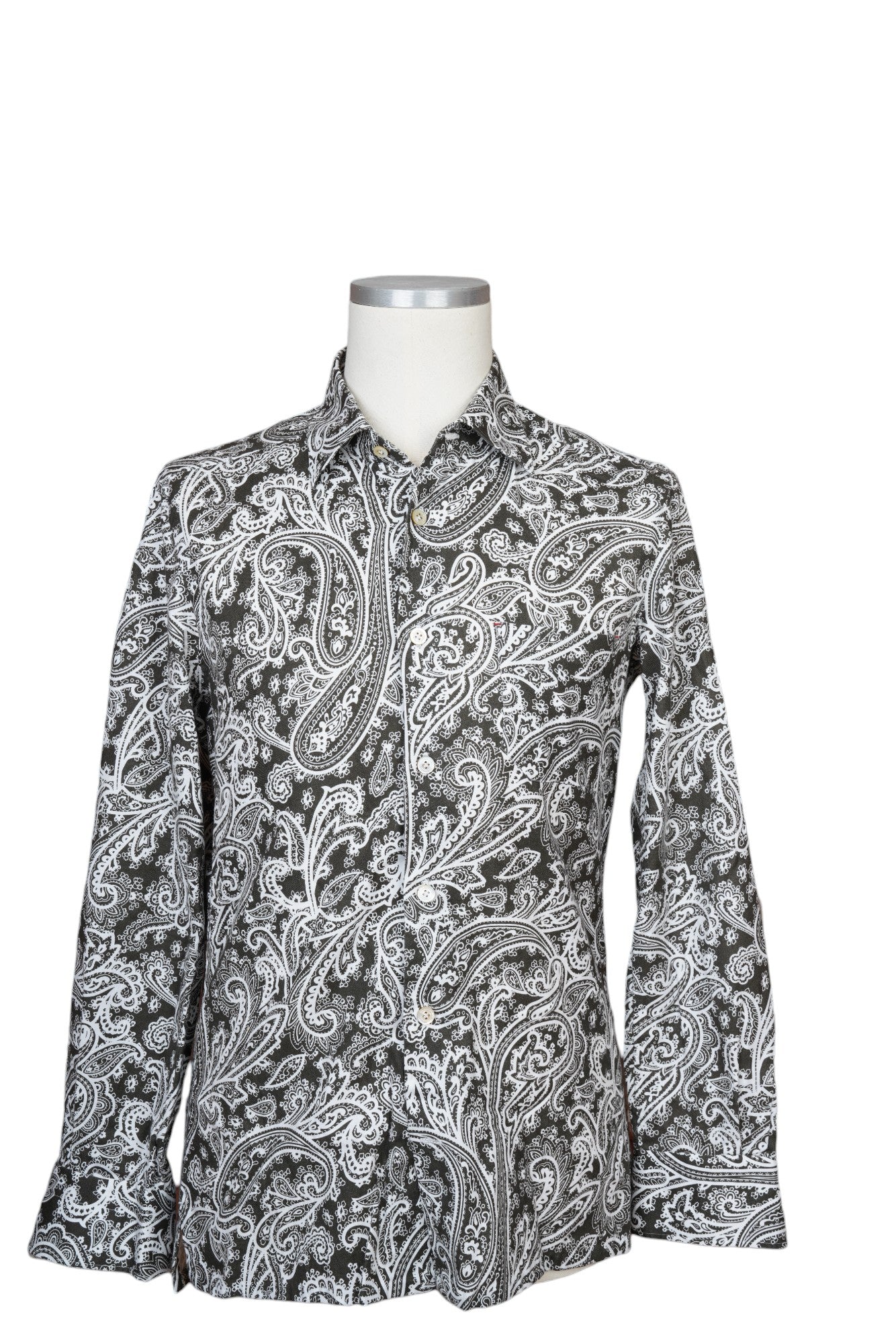 Kiton chemise motif paisley fait main 39