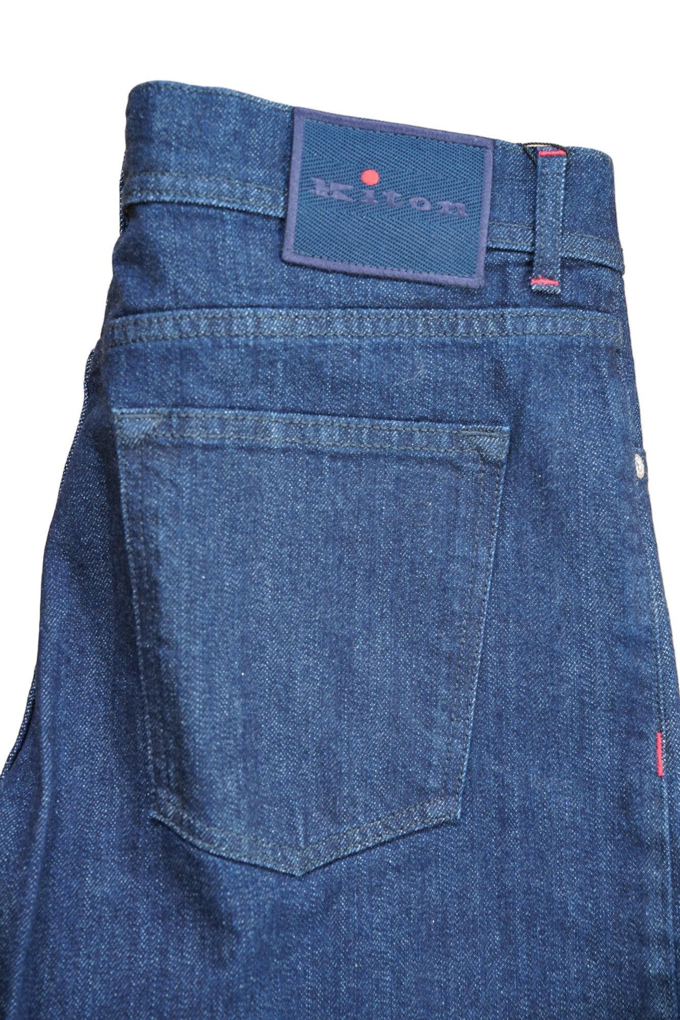 Kiton Jeans bleu foncé Japan Kurabo Denim Slim