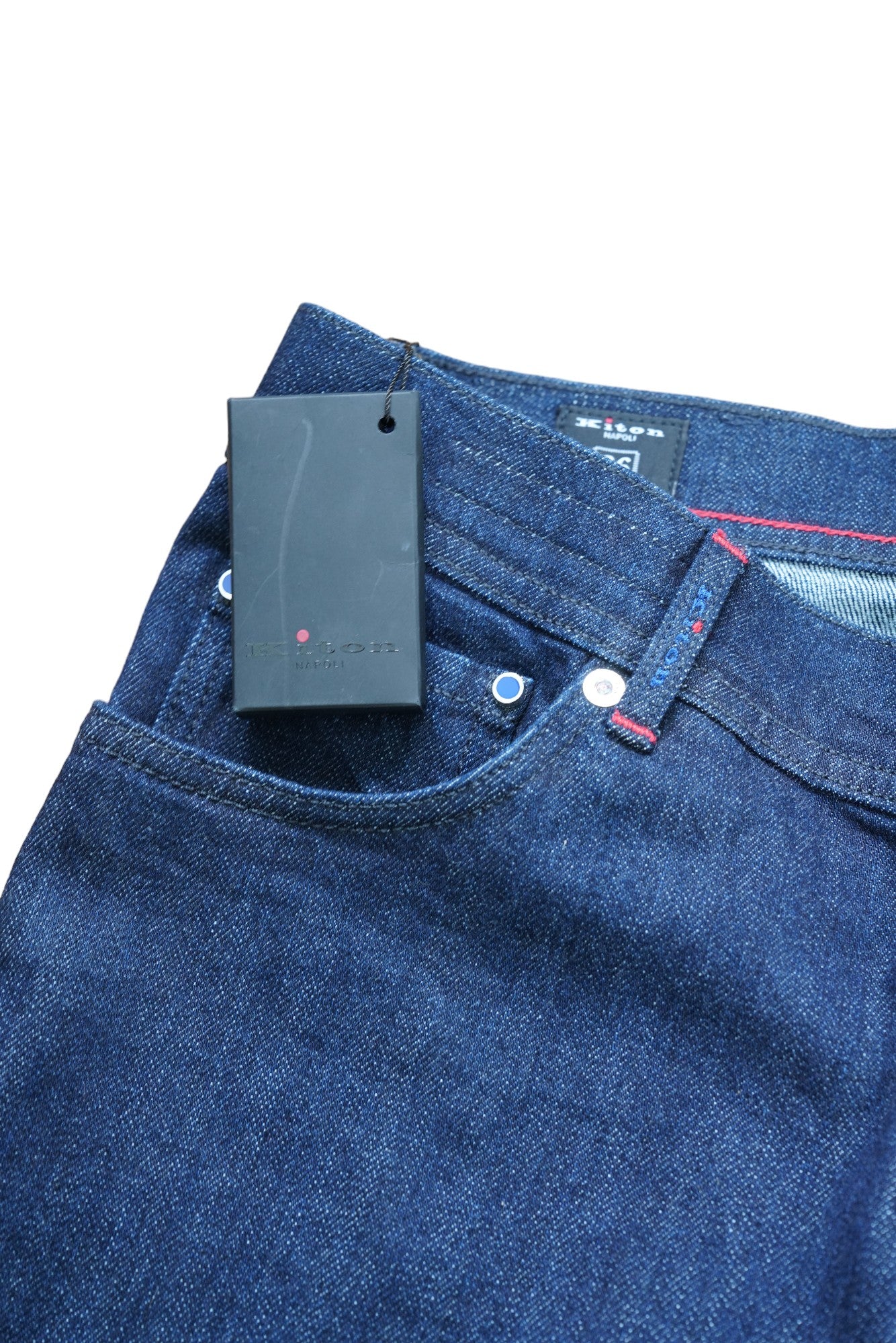Kiton Jeans bleu foncé Japan Kurabo Denim Slim