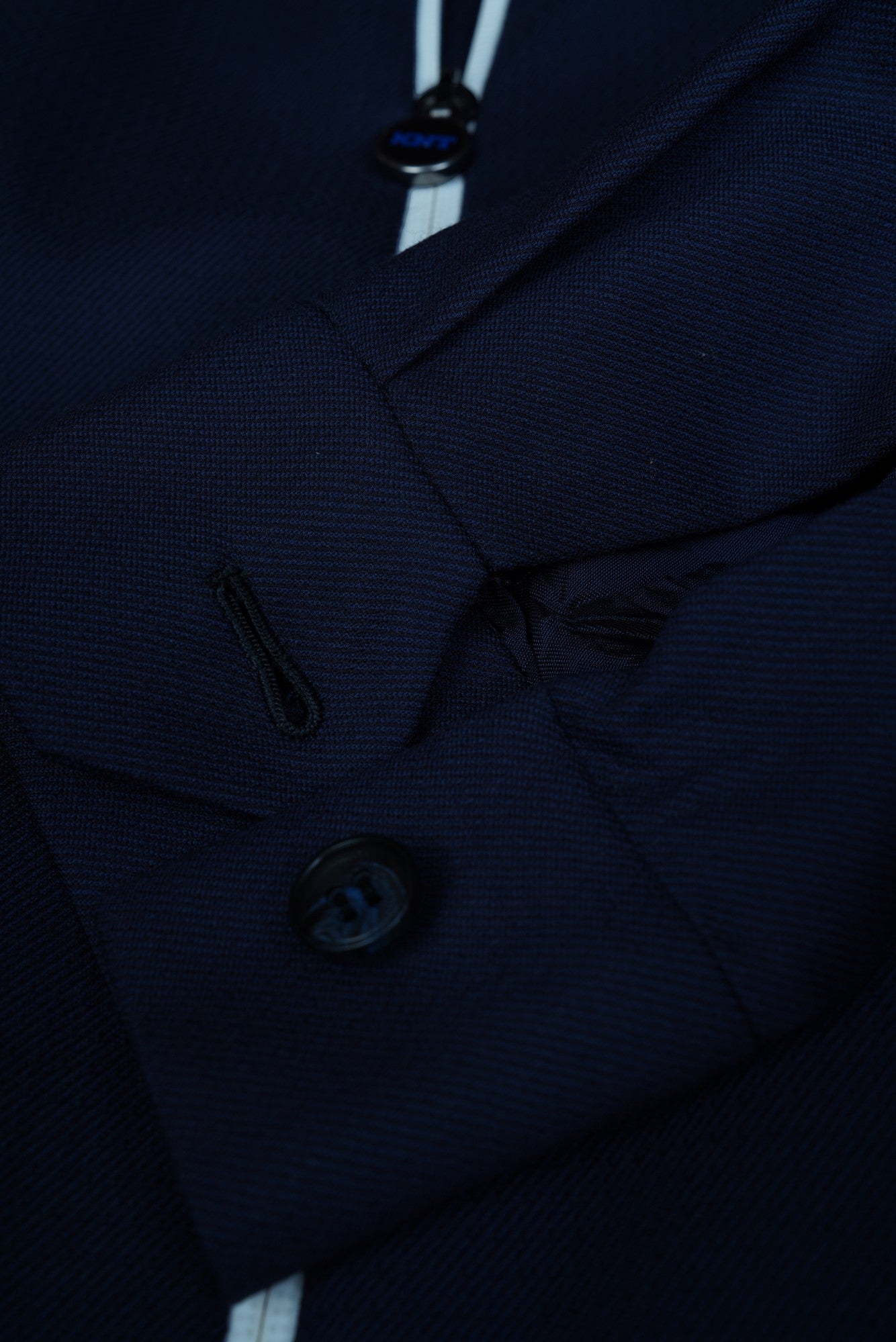 Kiton KNT blouson laine bleu veste d'été manteau