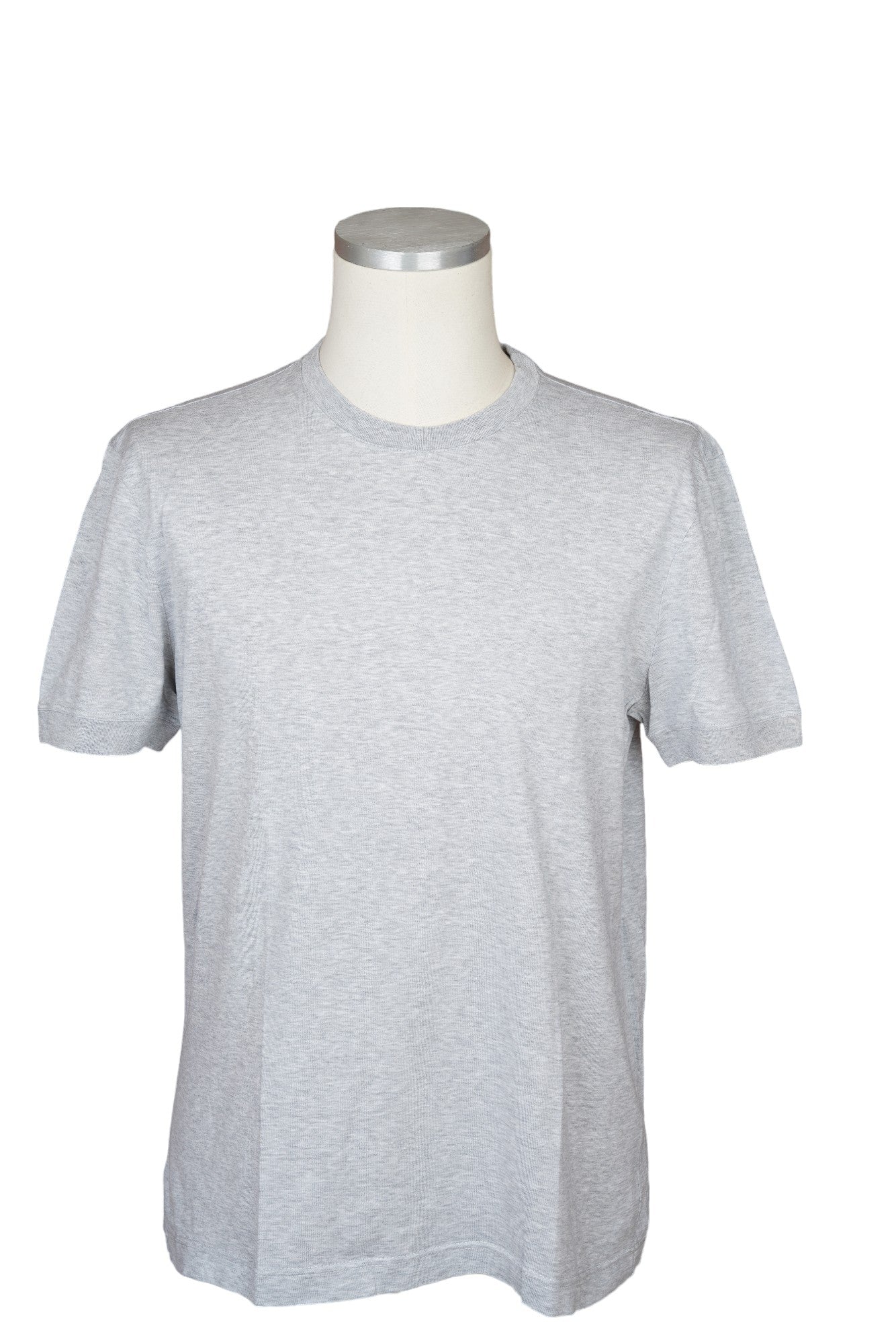 Kiton KNT T-shirt gris chiné coton lavé