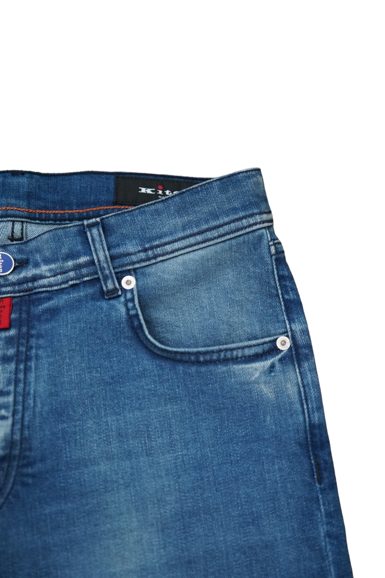 Kiton Jeans bleu Japan Denim