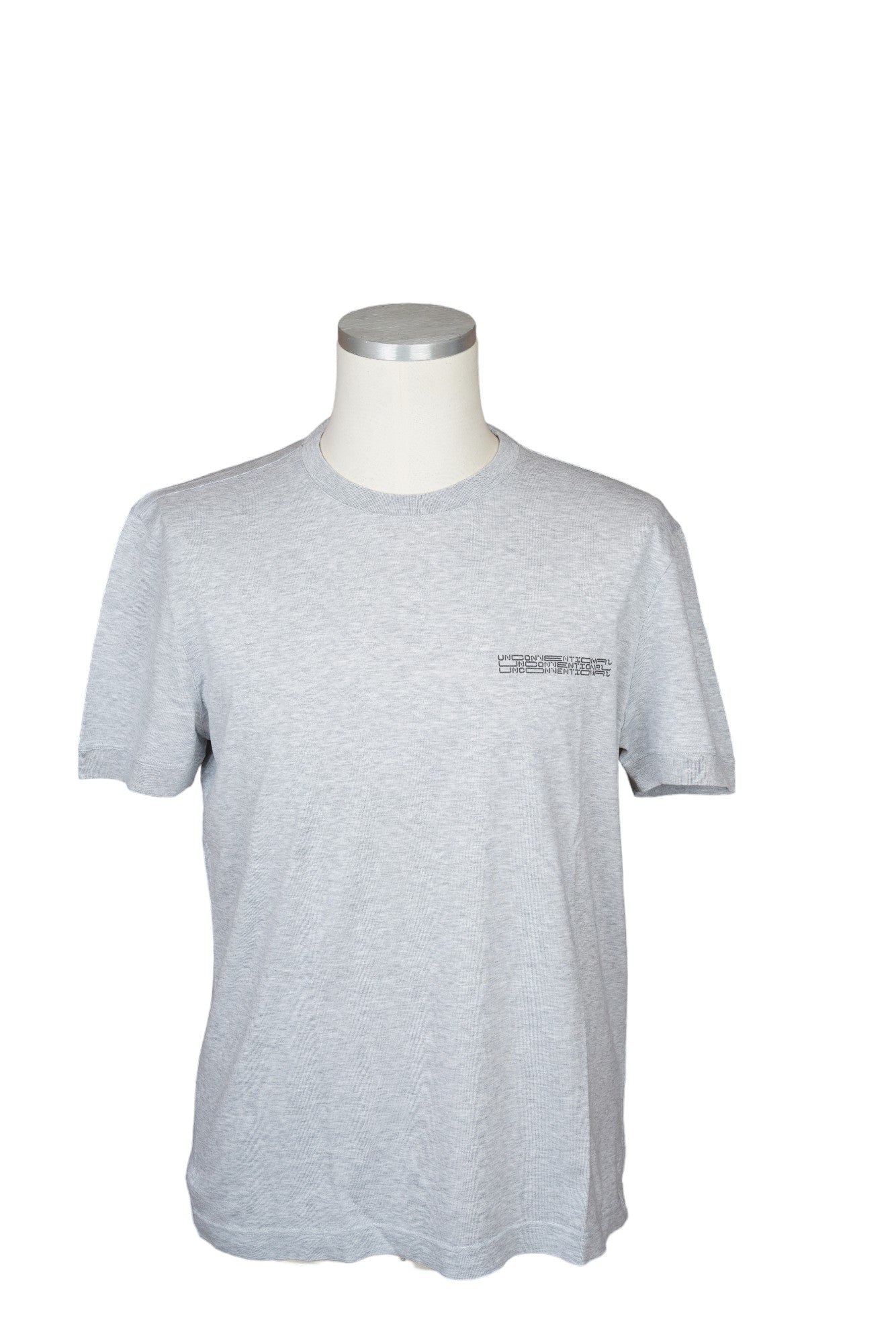 Kiton KNT T-shirt Gris Coton fait main L