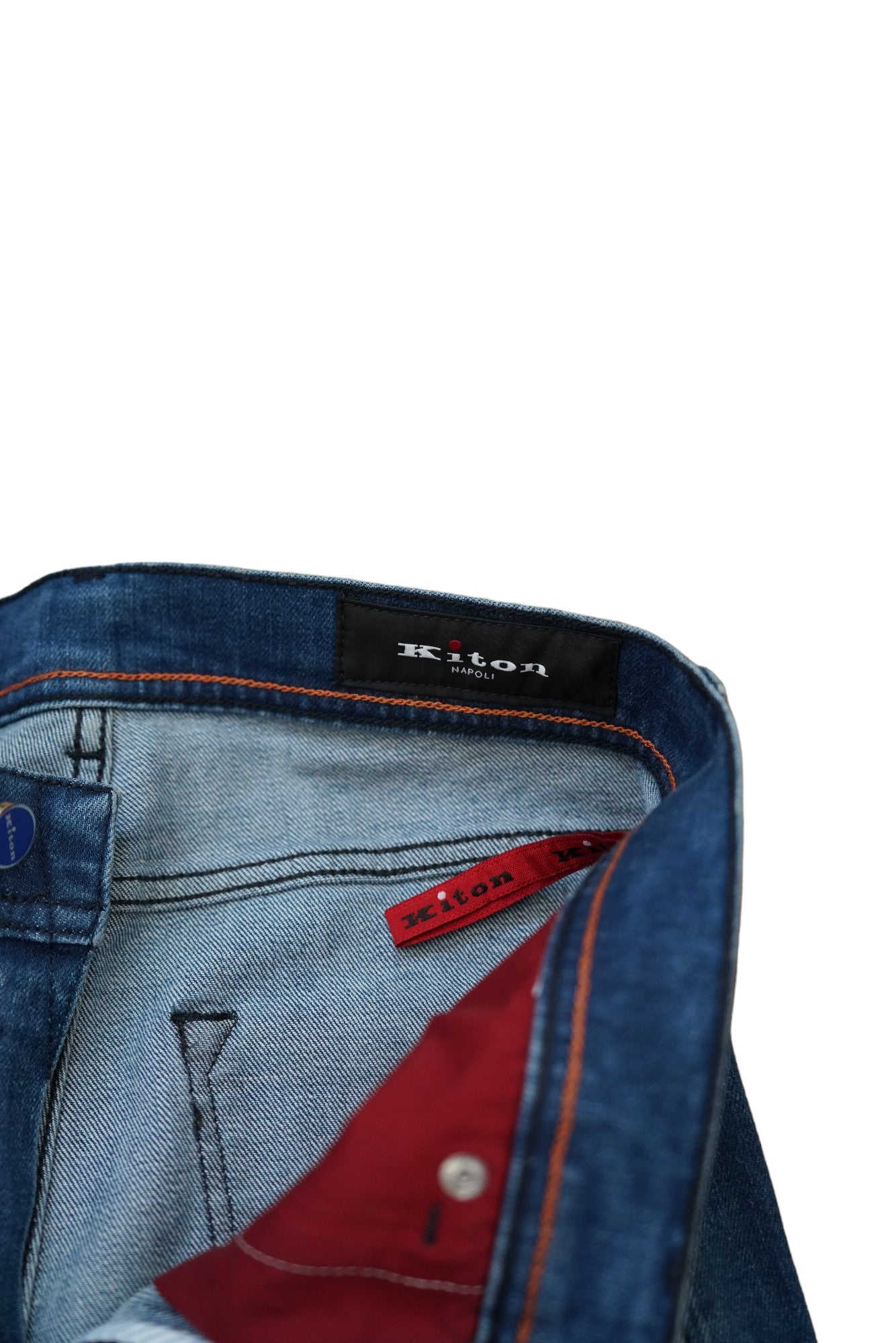 Kiton Jeans bleu Japan Denim