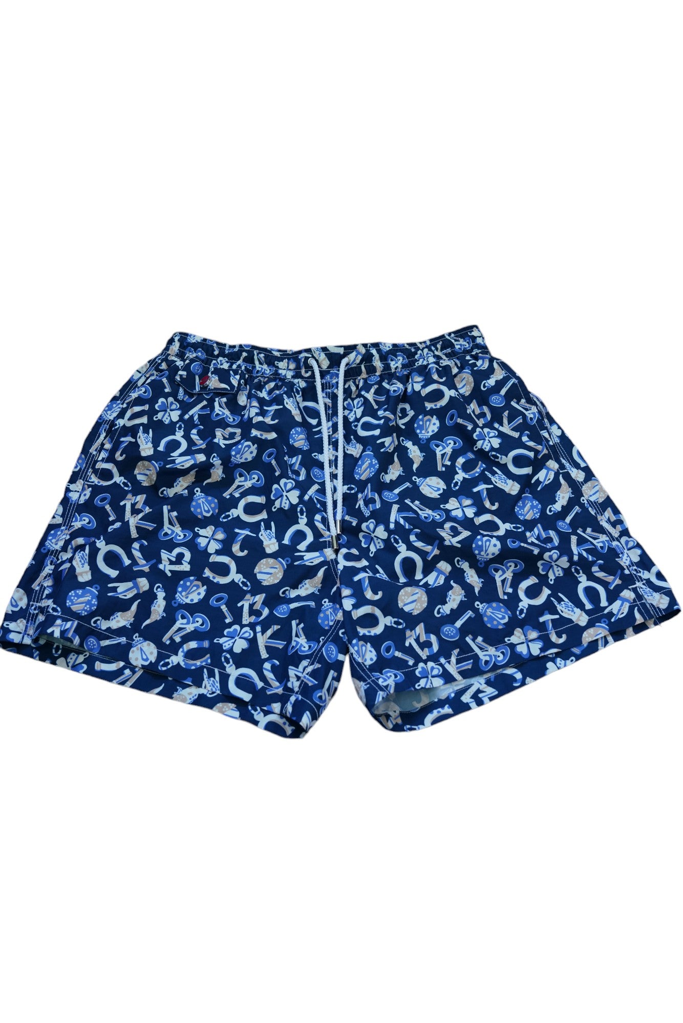 Kiton short/maillot de bain bleu