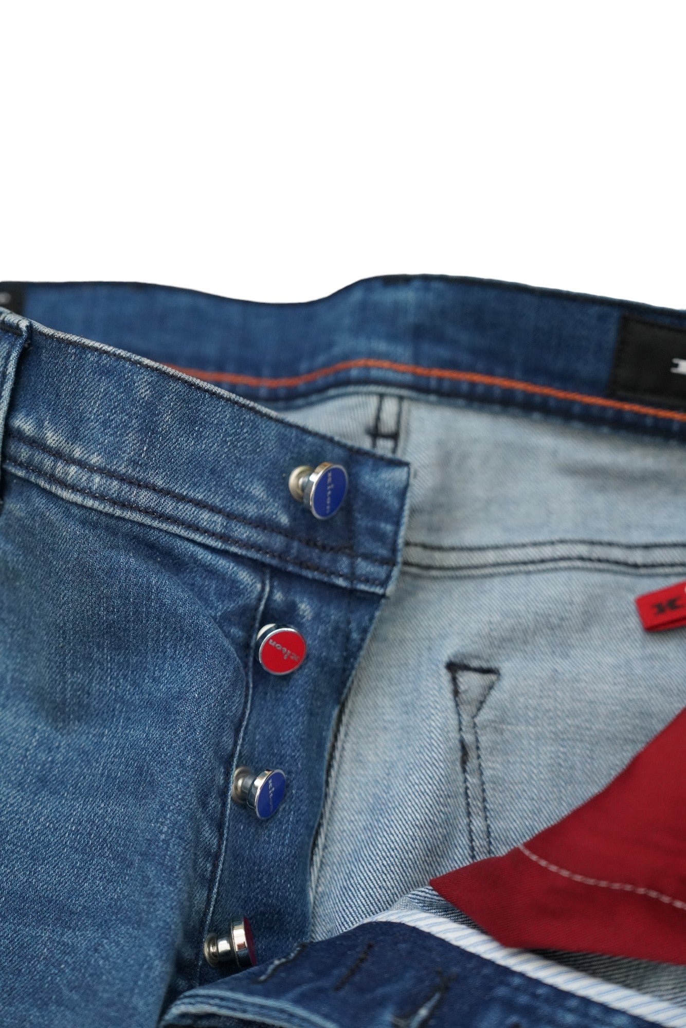 Kiton Jeans bleu Japan Denim