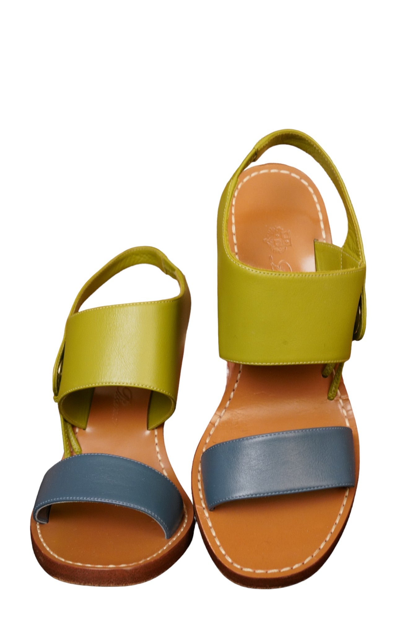 Loro Piana Sandale cheville bottes été cuir chaussures femmes