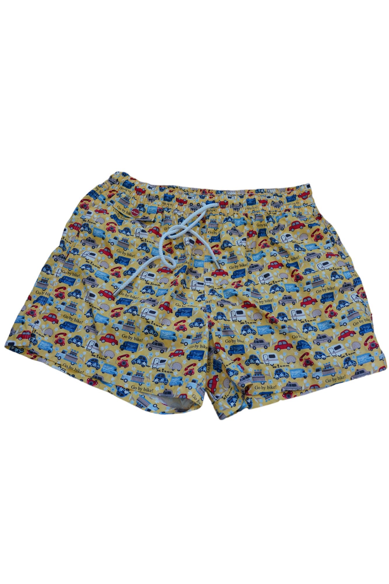 Kiton short/maillot de bain jaune