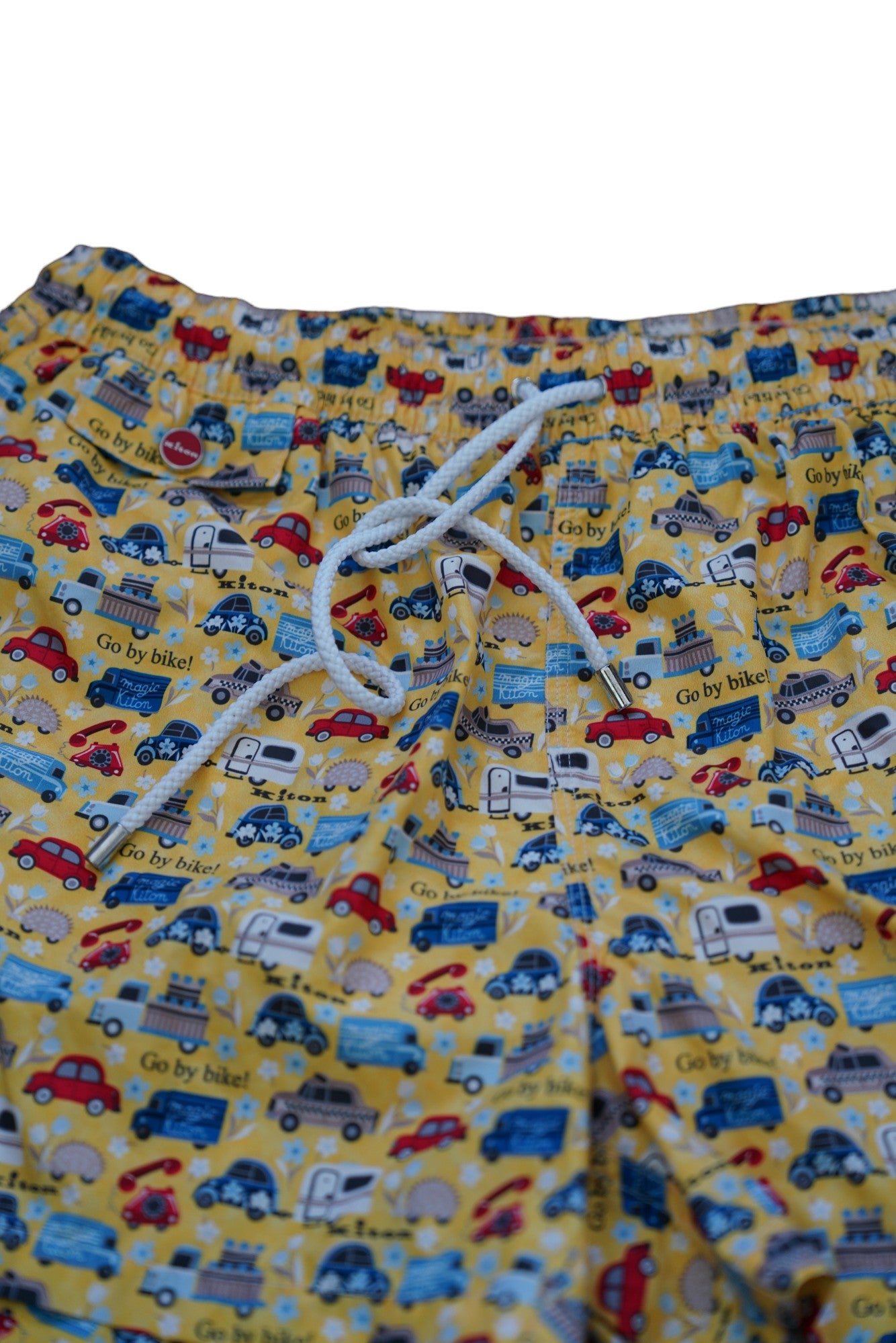 Kiton short/maillot de bain jaune