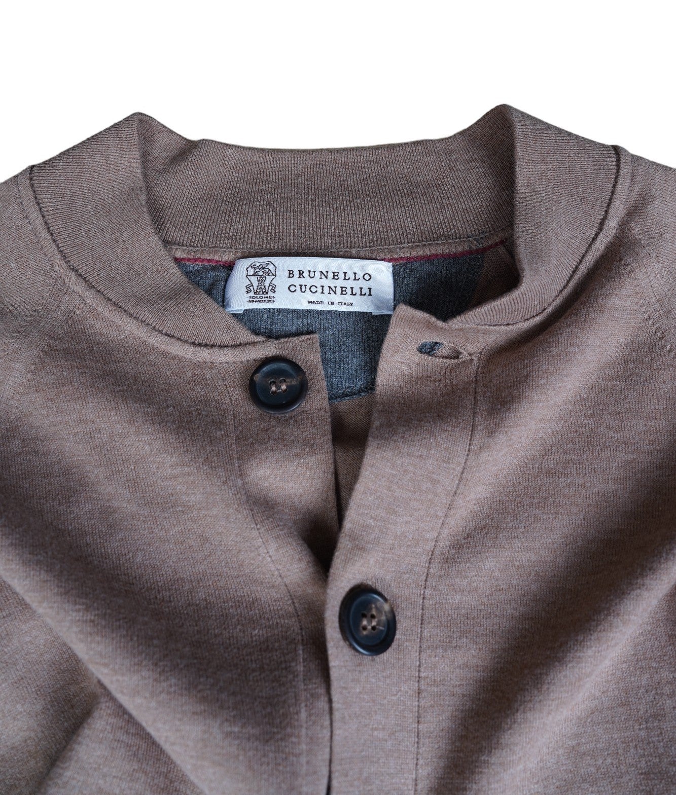 Brunello Cucinelli Cardigan marron coton