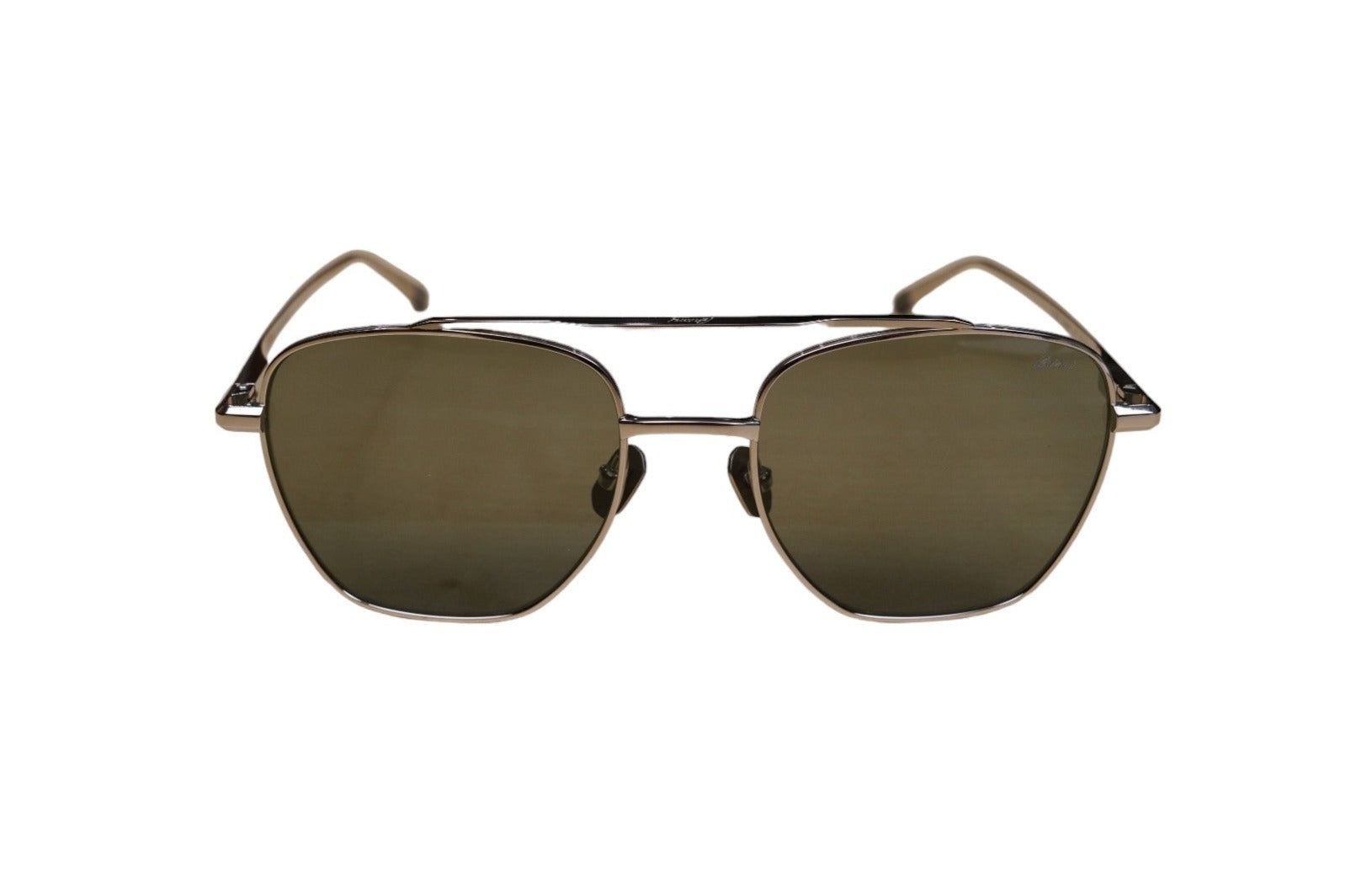 Lunettes de soleil Brioni en titane avec double pont