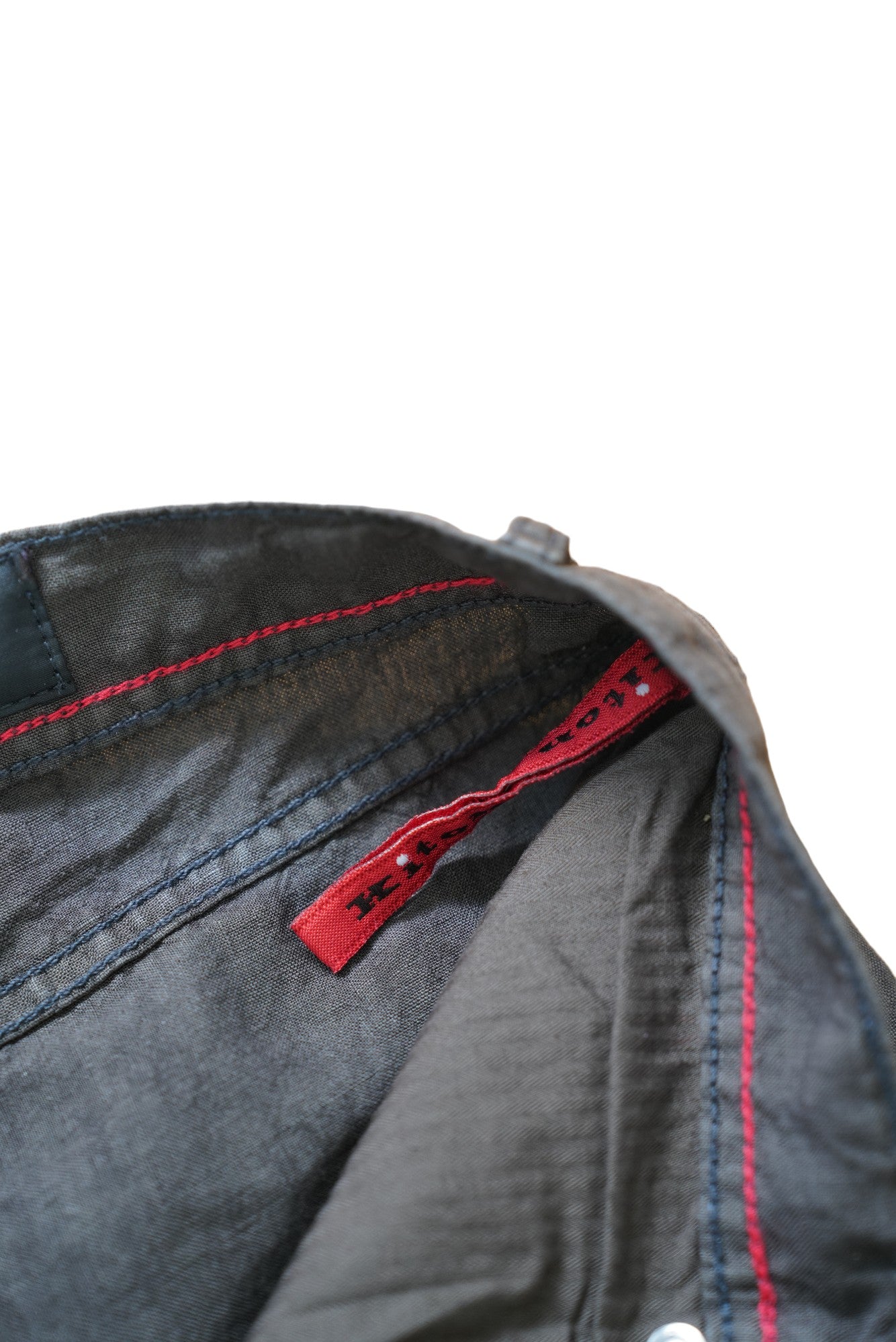 Kiton pantalon lin marron été