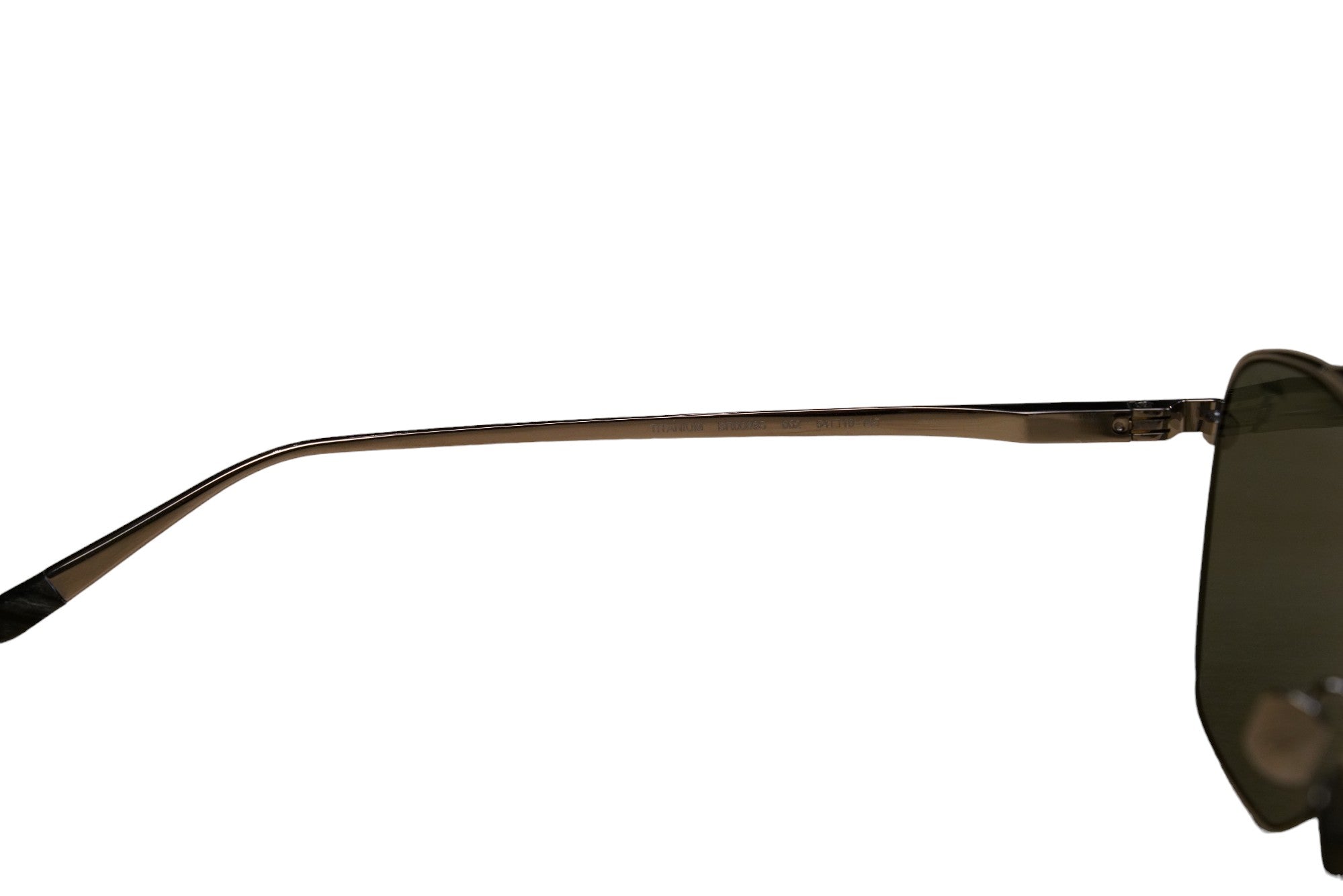 Lunettes de soleil Brioni en titane avec double pont