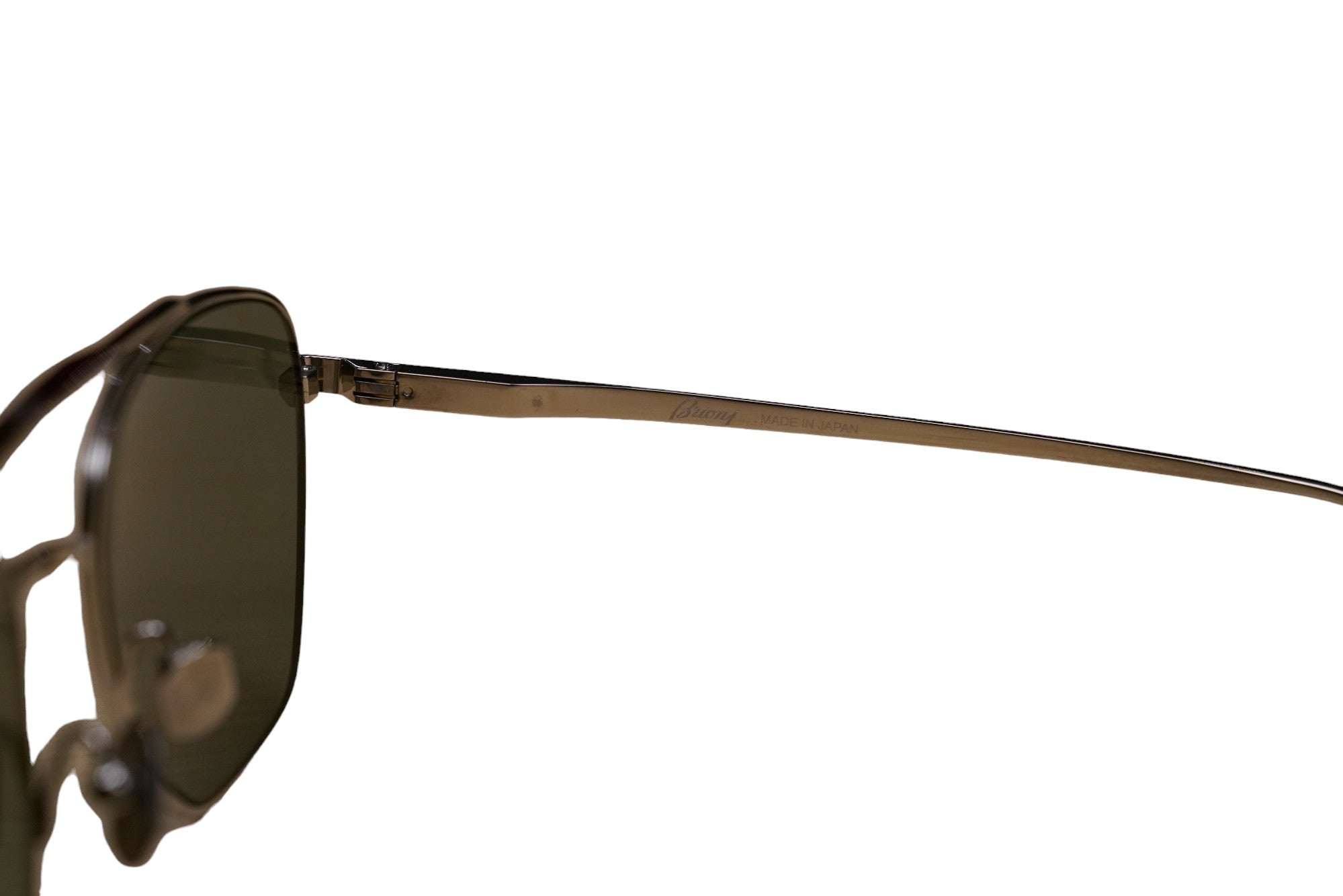 Lunettes de soleil Brioni en titane avec double pont
