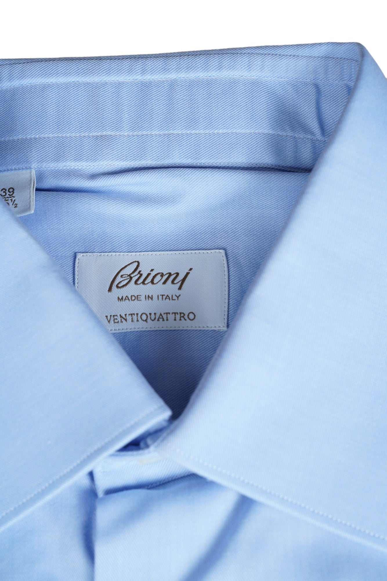 Brioni shirt blue Ventiquattro hand-stitched – 24/7 Clothing Brioni shirt blue Ventiquattro hand-stitched – 24/7 Clothing