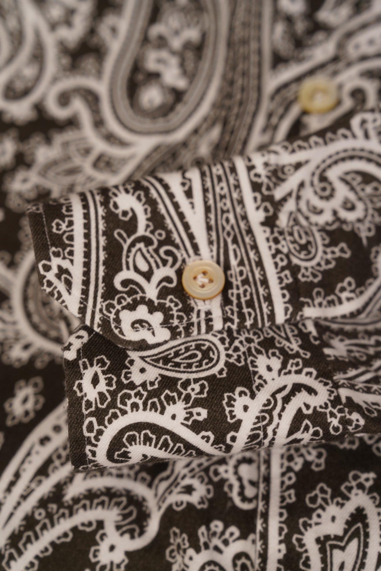 Kiton chemise motif paisley fait main 39