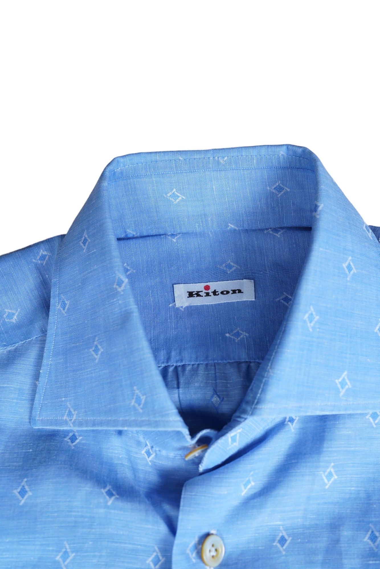 Chemise Kiton Carreaux Nouveau Sur Mesure Fait Main M Slim
