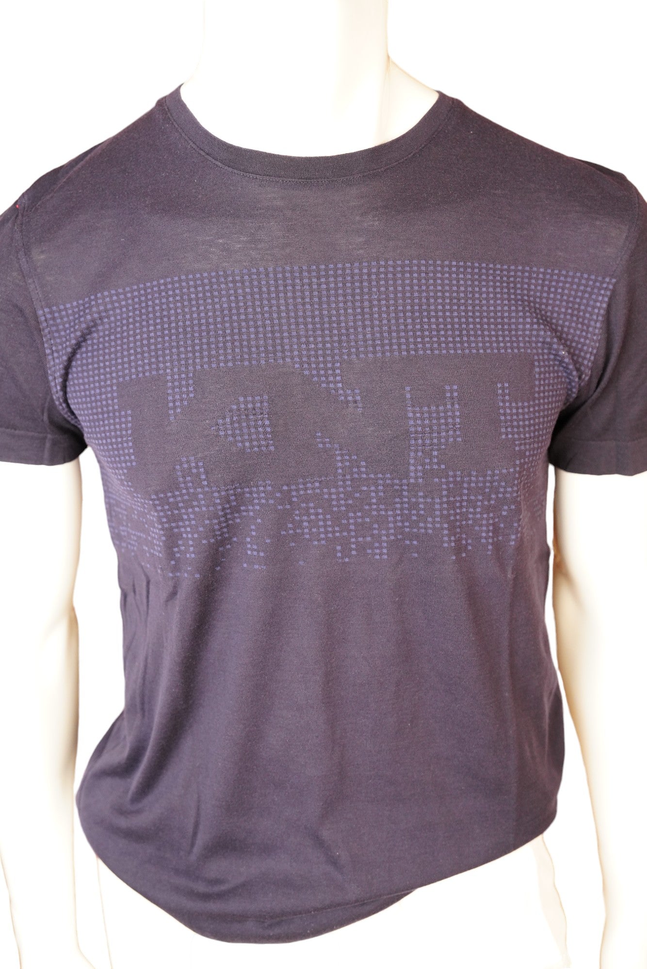 Kiton KNT T-shirt Bleu Coton fait main