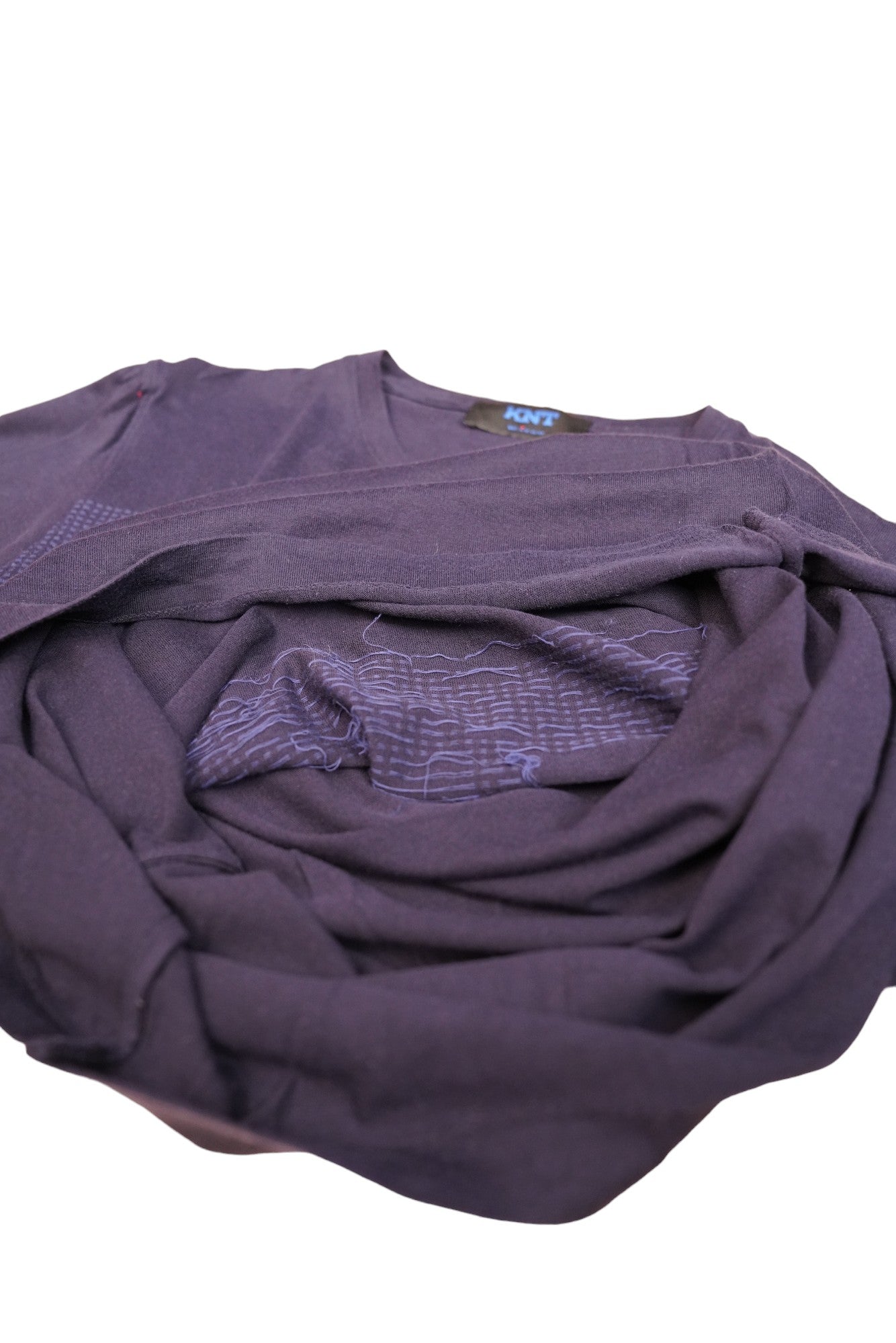 Kiton KNT T-shirt Bleu Coton fait main