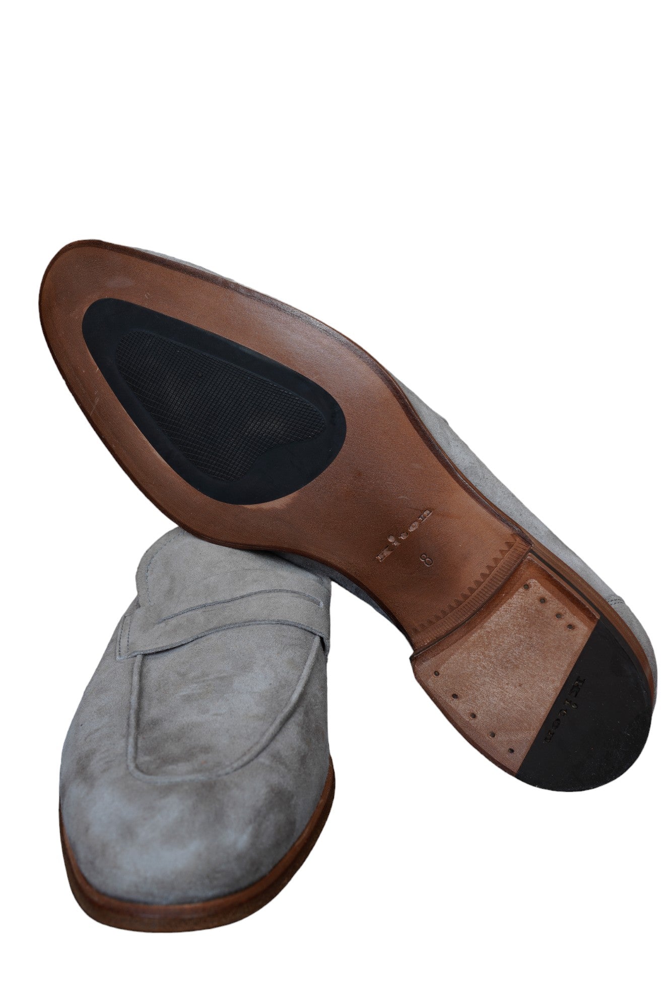 Kiton chaussure loafer daim nouveau
